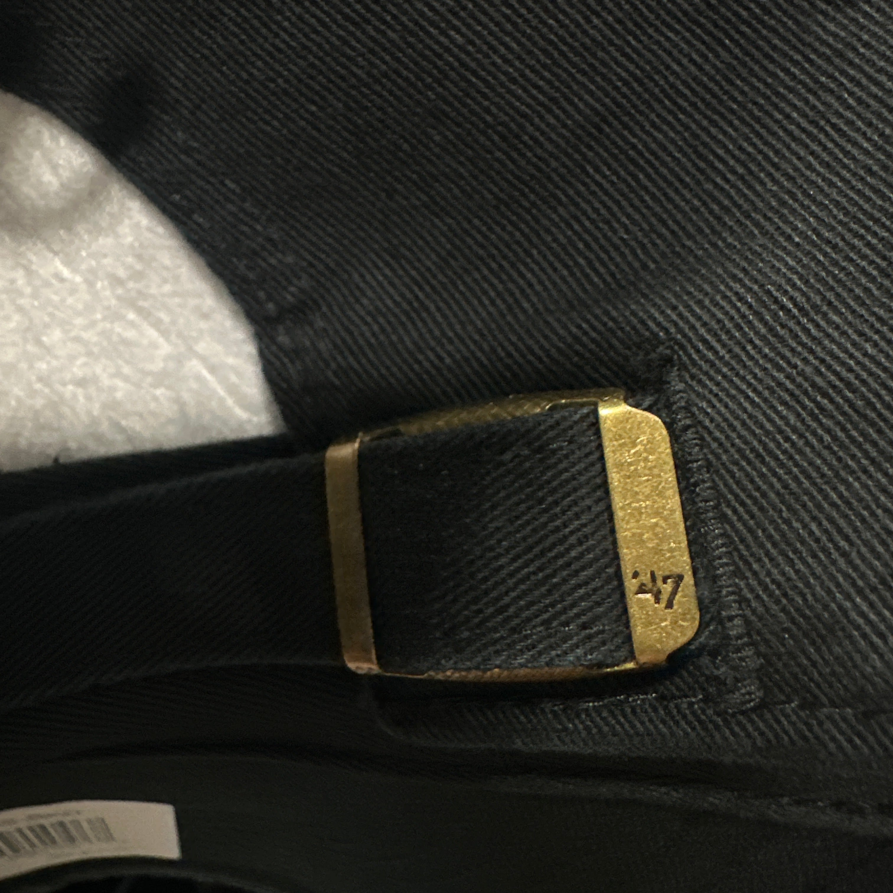 Cappello New York Yankees BLACK clean up