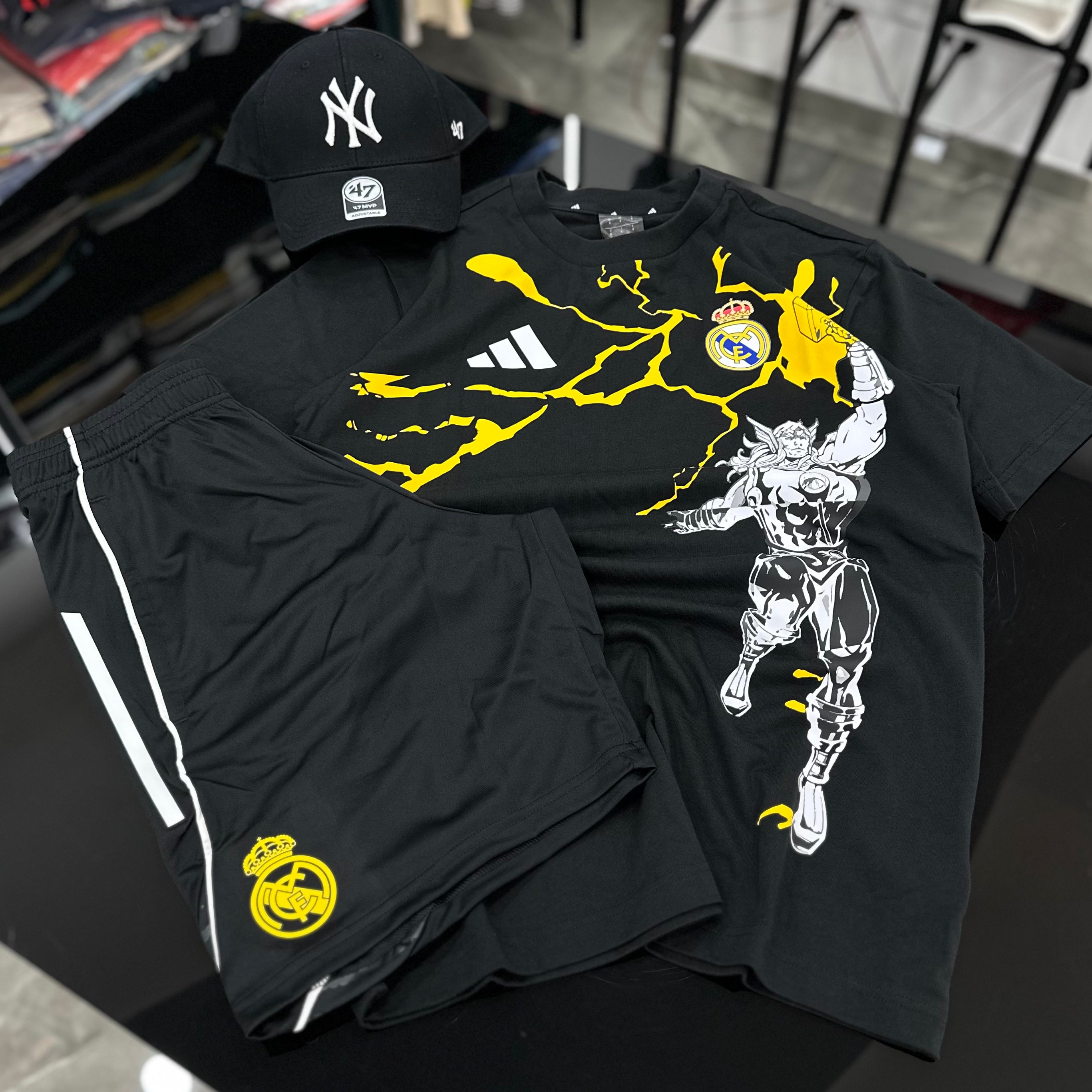 Coordinato Real Madrid x Adidas BLK