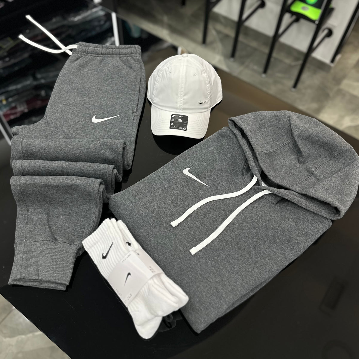 Tuta Nike Fleece DARK GREY