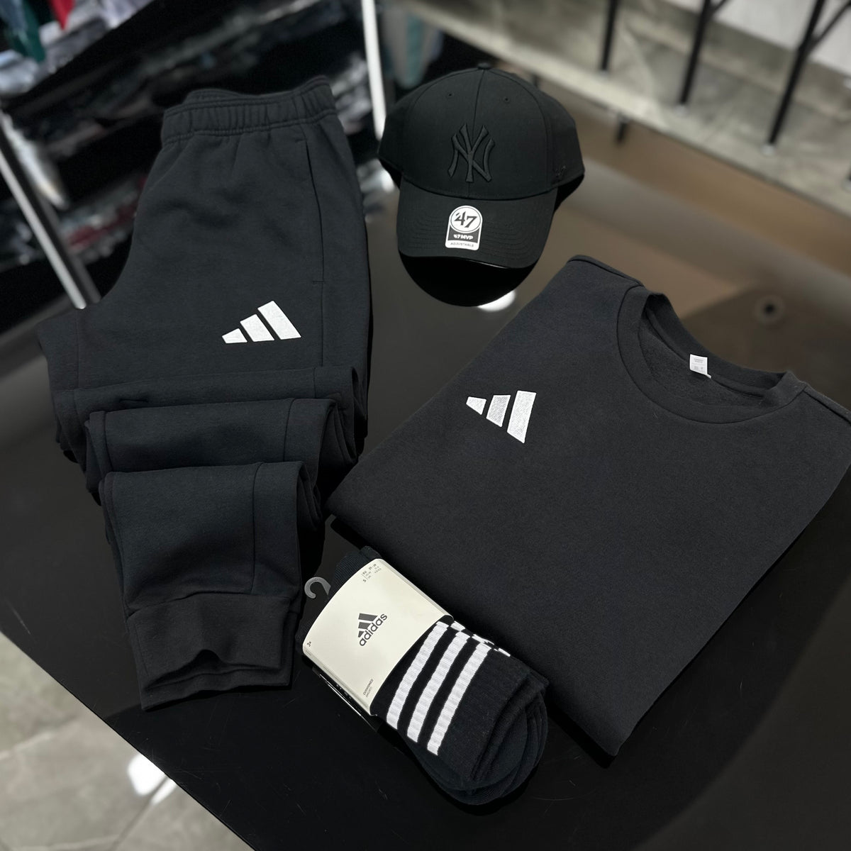 Tuta Adidas Entrada BLACK girocollo
