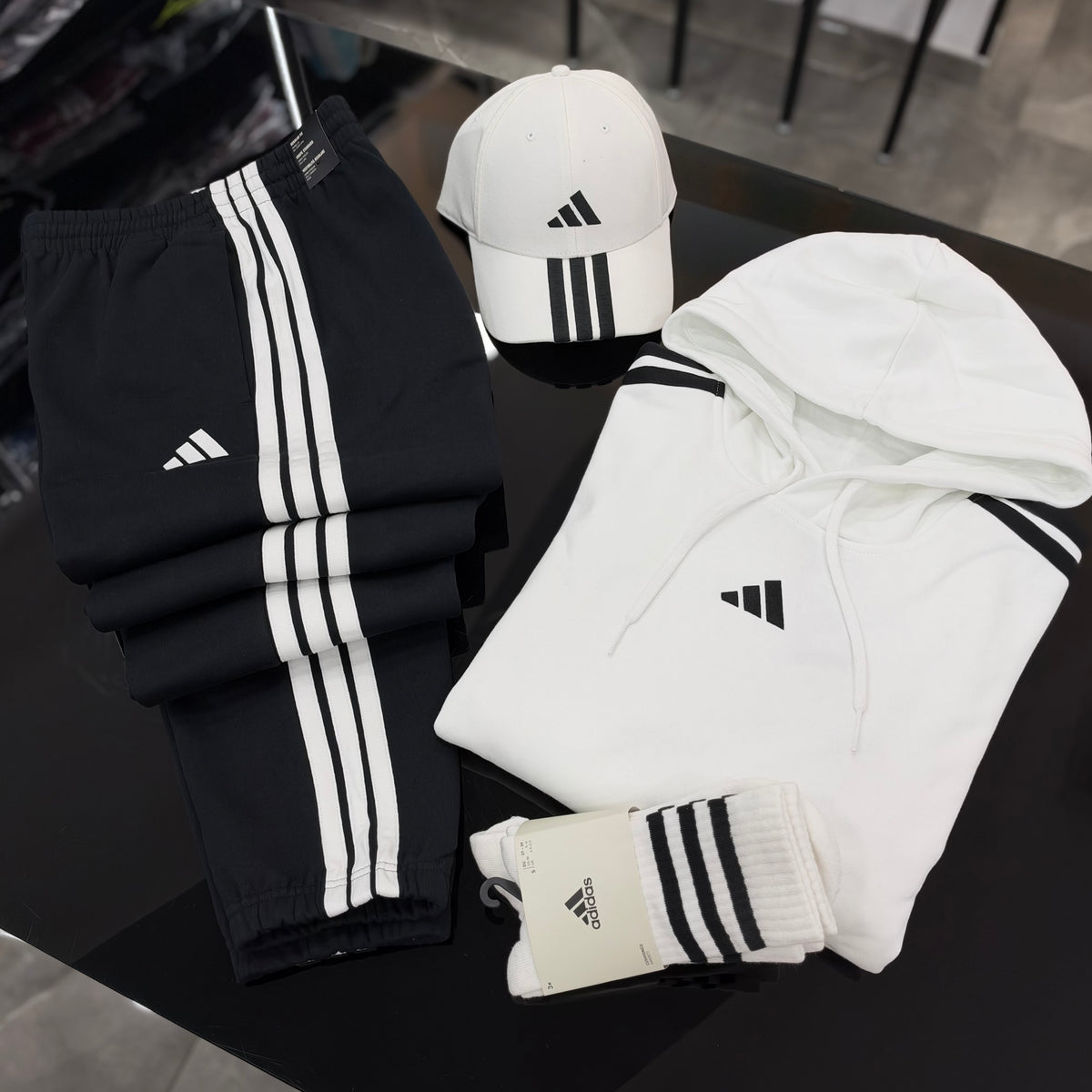 Tuta Adidas Stripes WHITE