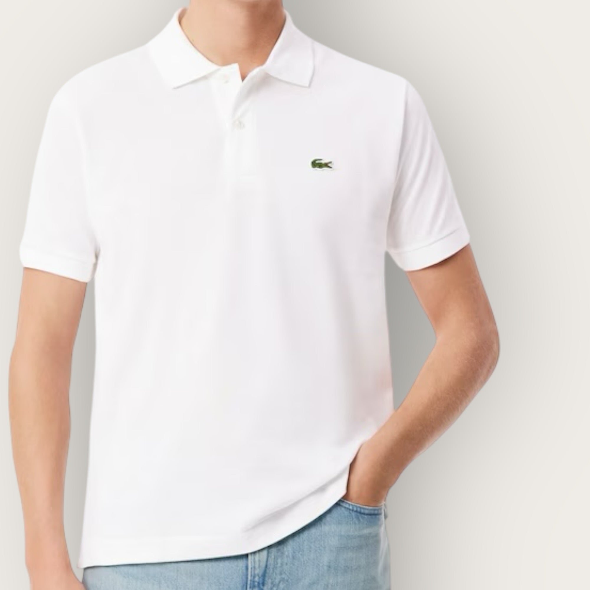 Polo Lacoste WHITE
