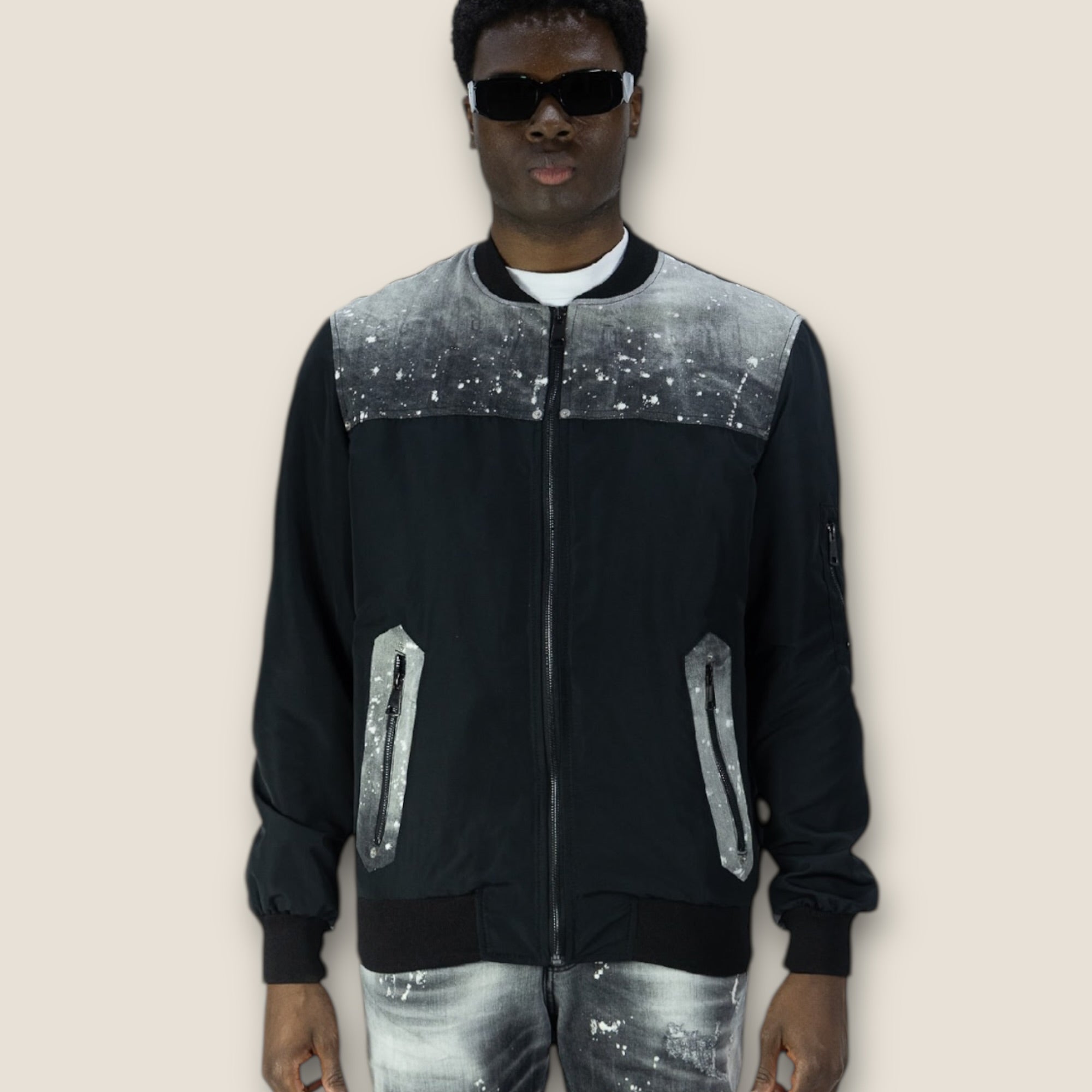 Giubbotto Soldier DENIM BLACK