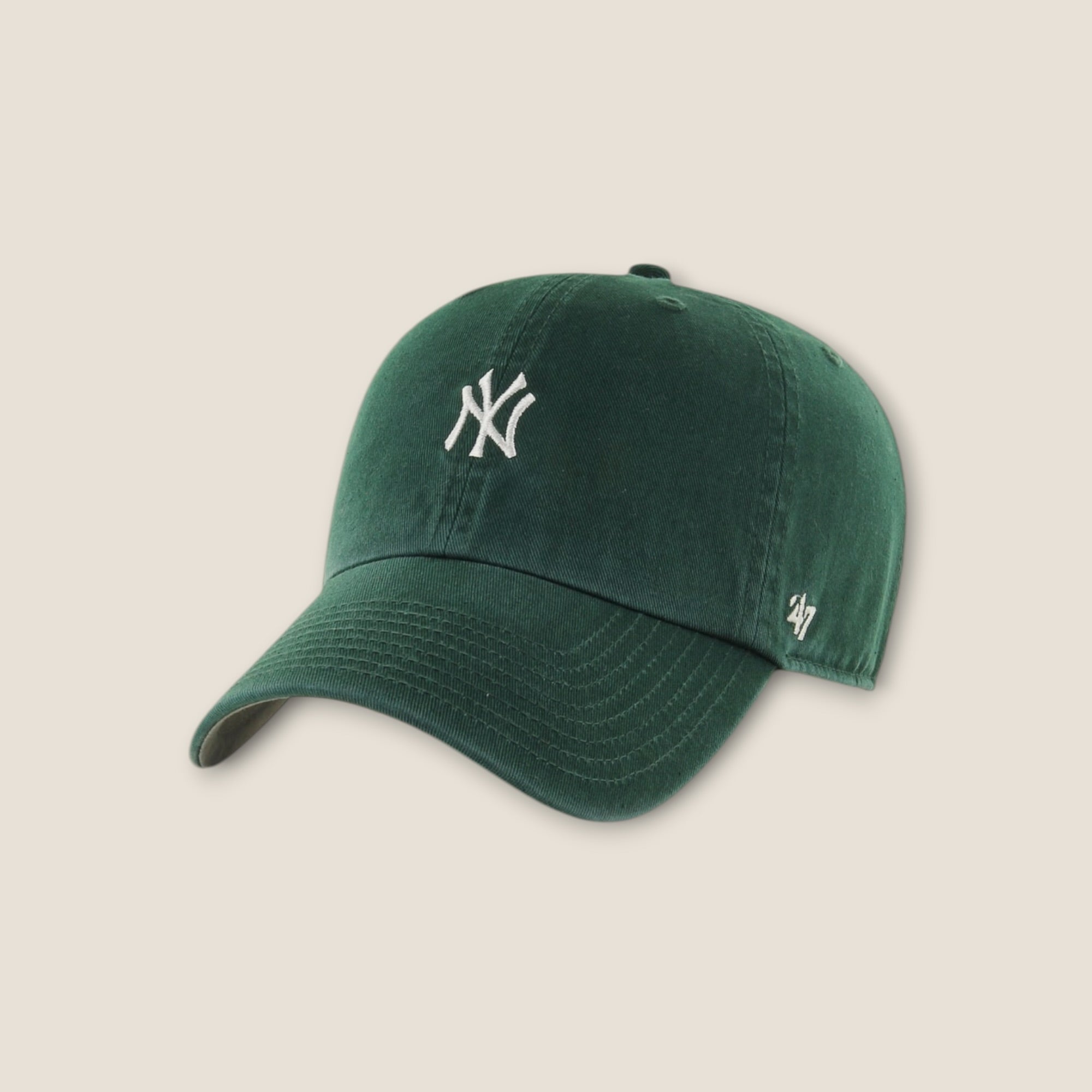Cappello New York Yankees DARK GREEN clean up