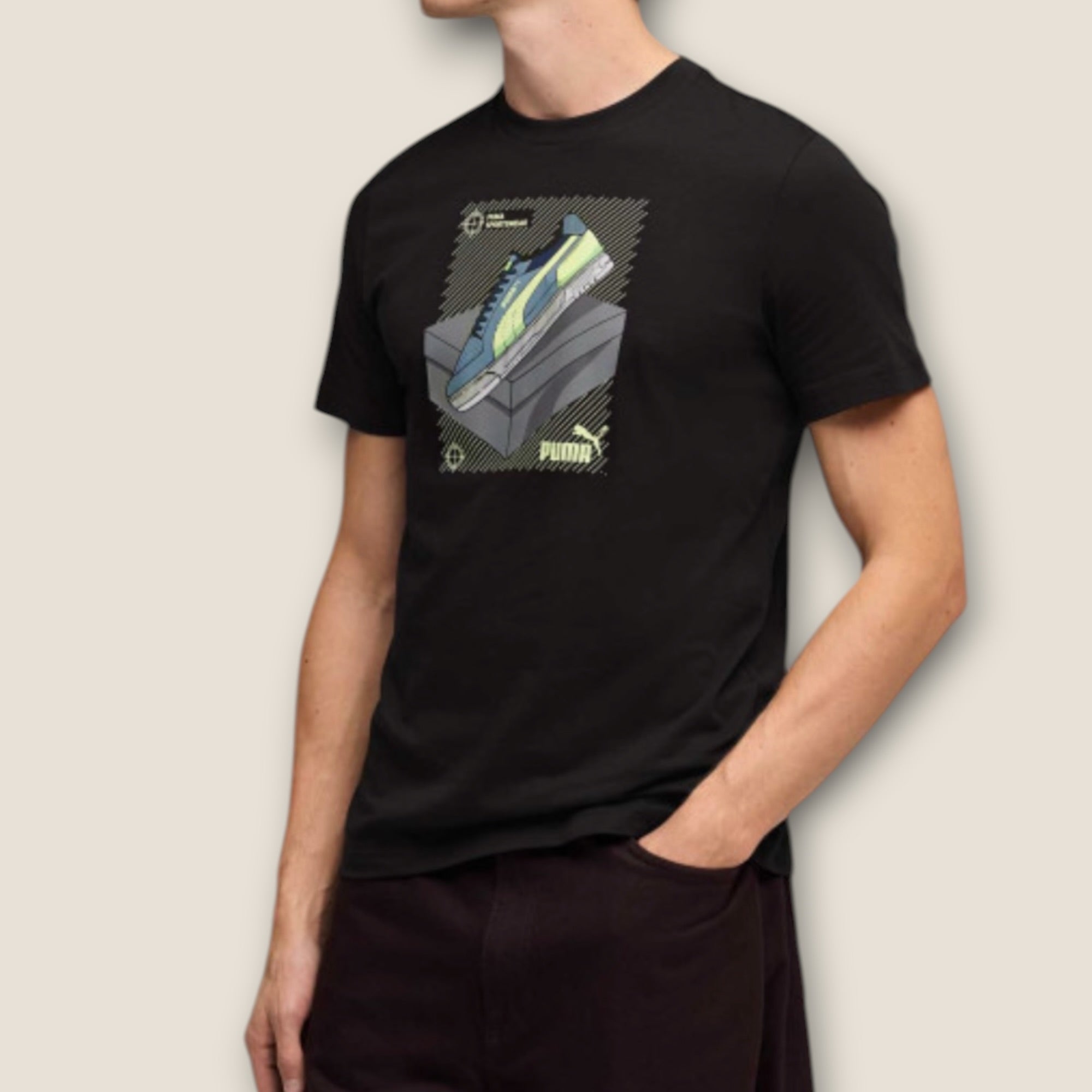 T-Shirt Puma Sneaker Black