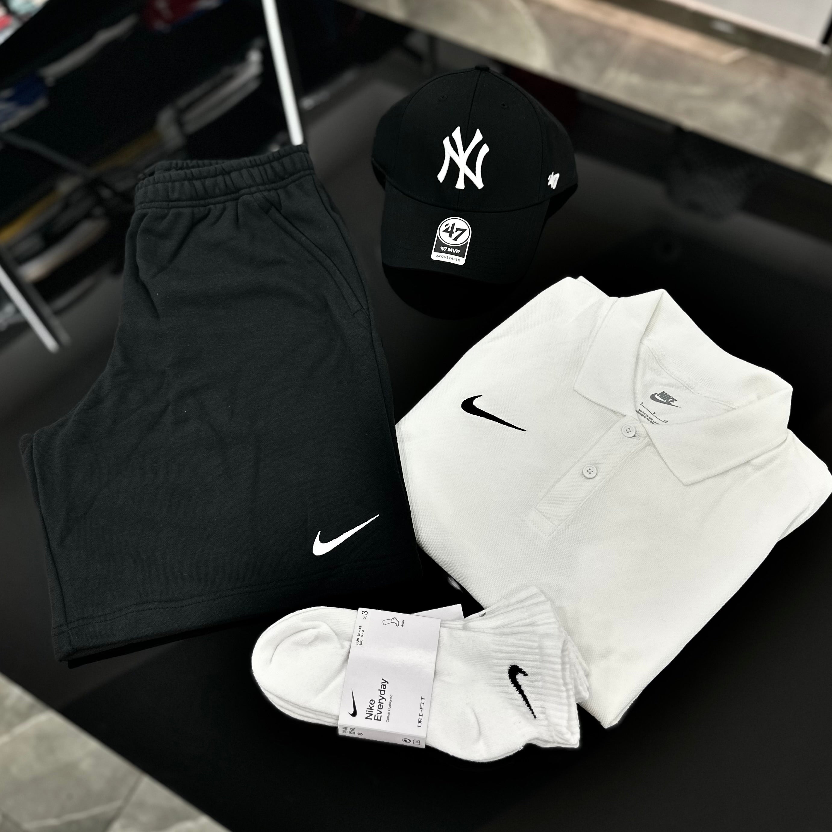 Coordinato Nike Fundamental WHITE