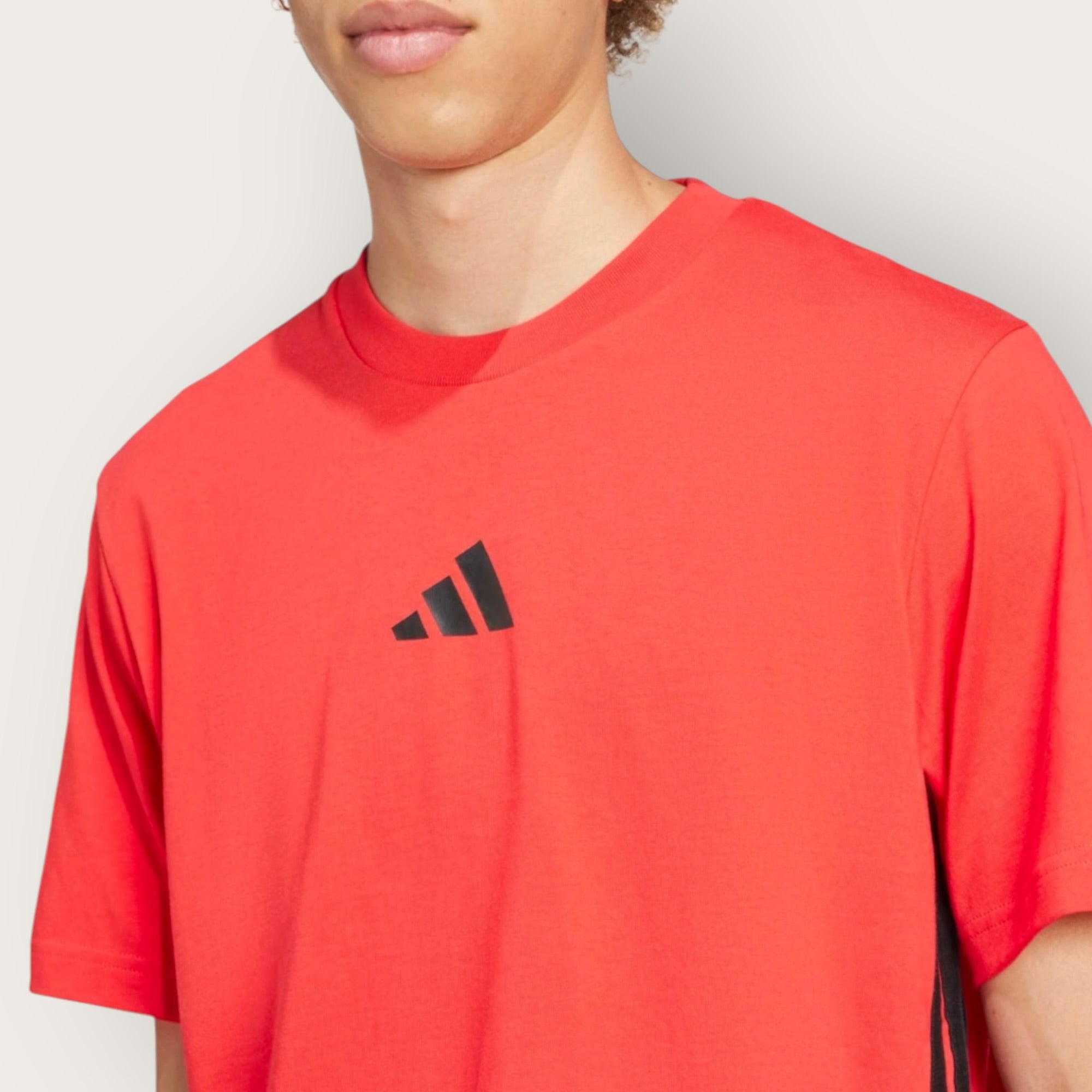 T-Shirt Adidas Stripes RED
