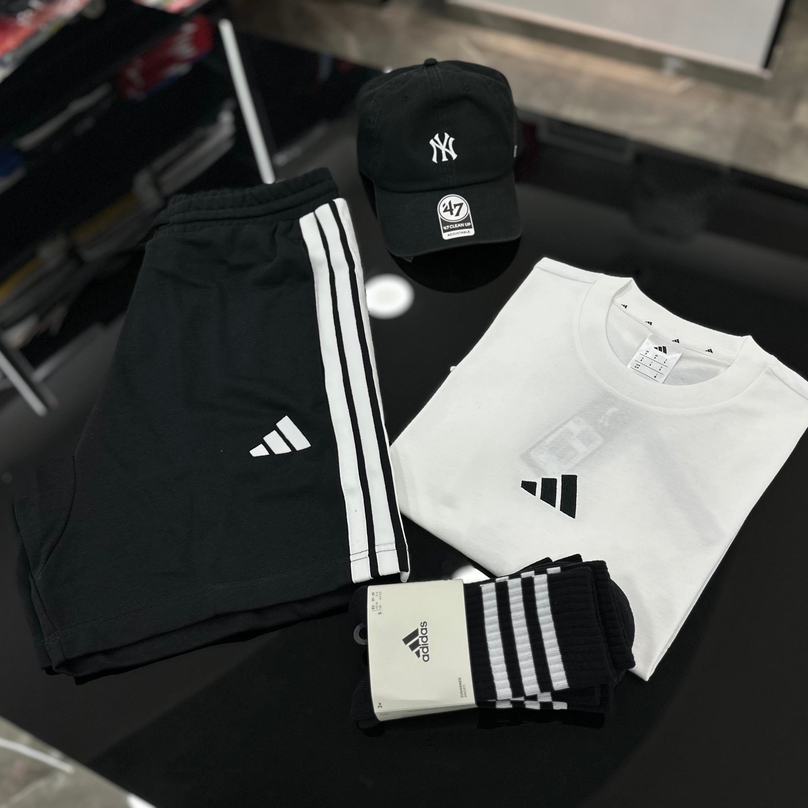 Coordinato Adidas STRIPES White