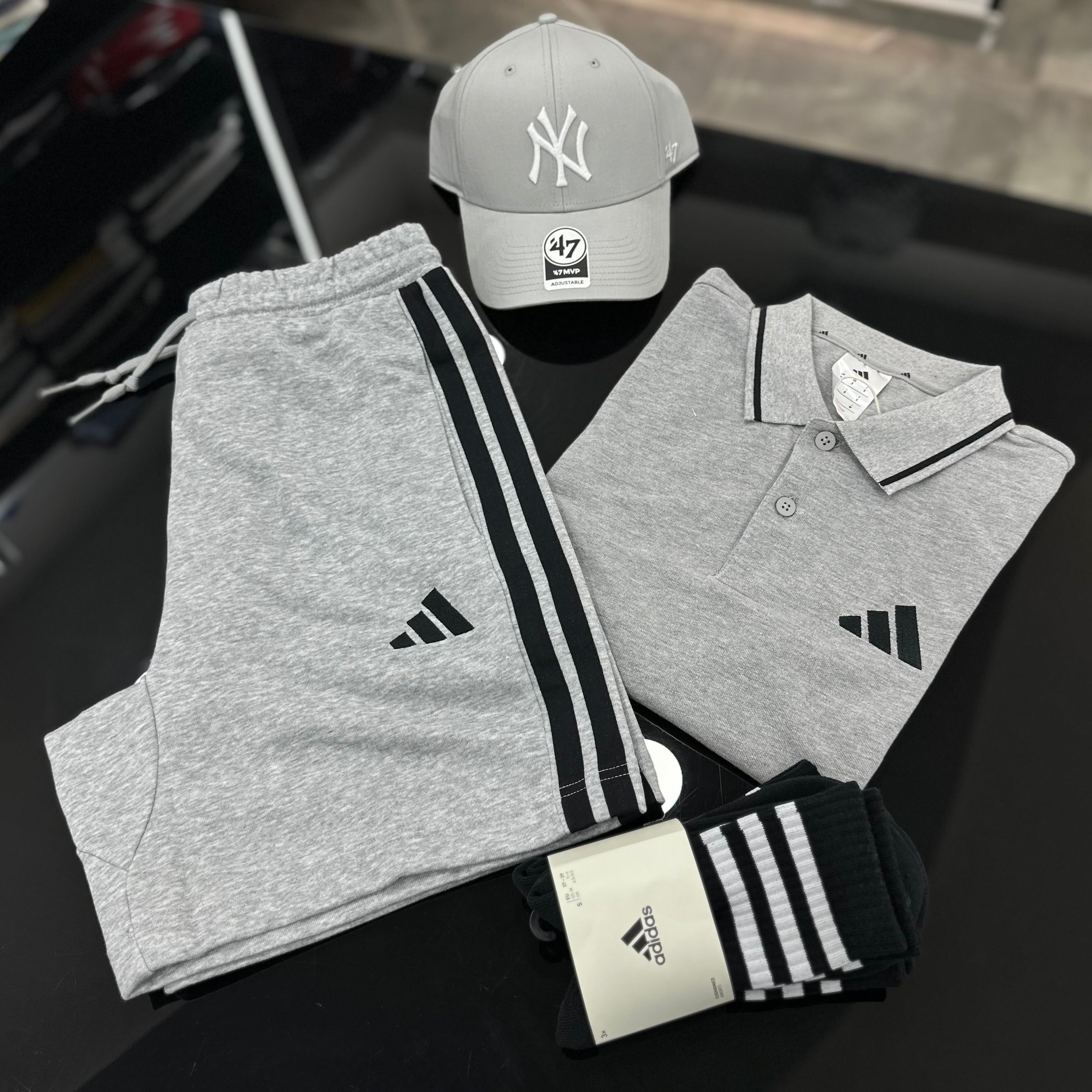 Coordinato Adidas POLO grey