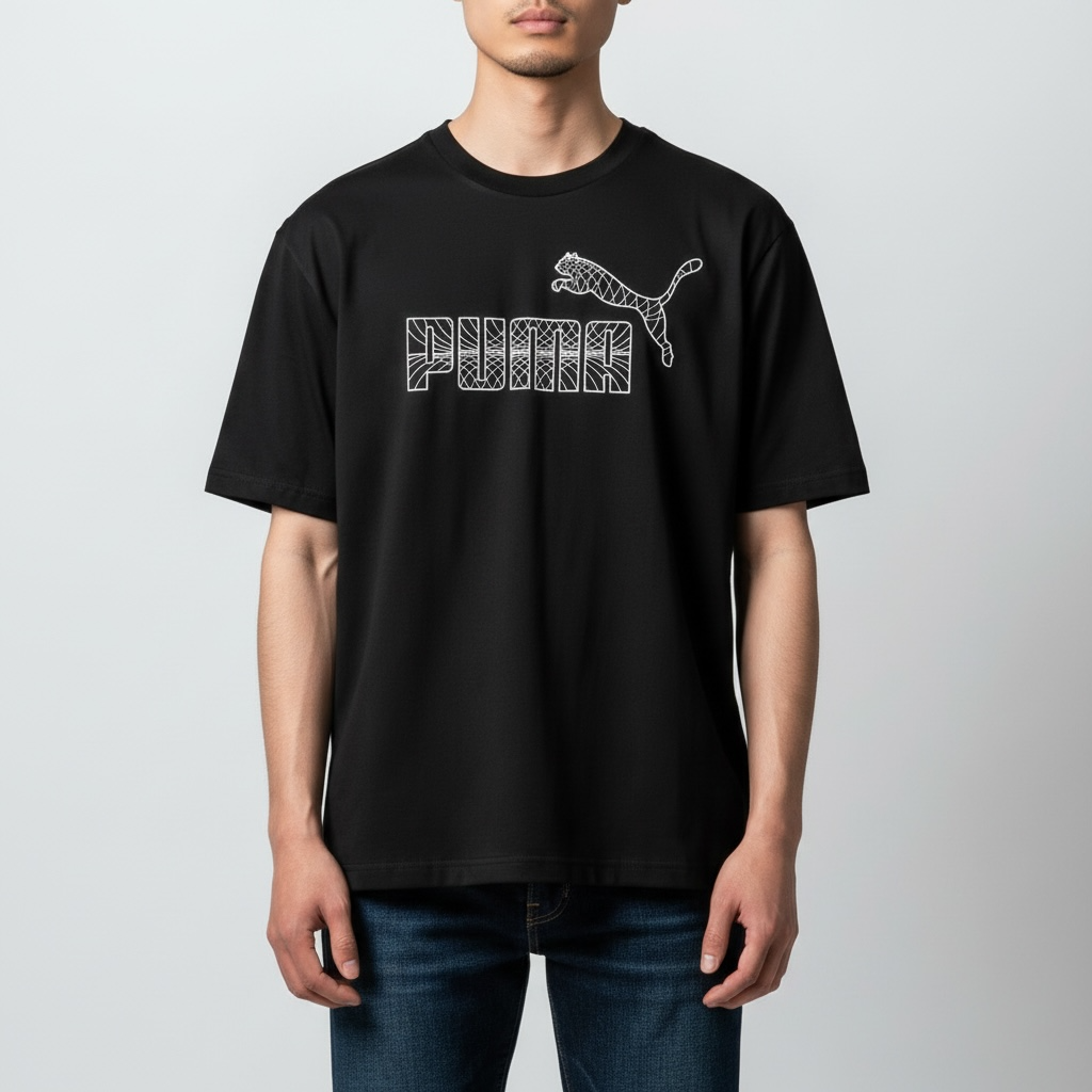 T-Shirt Puma Graphic BLACK