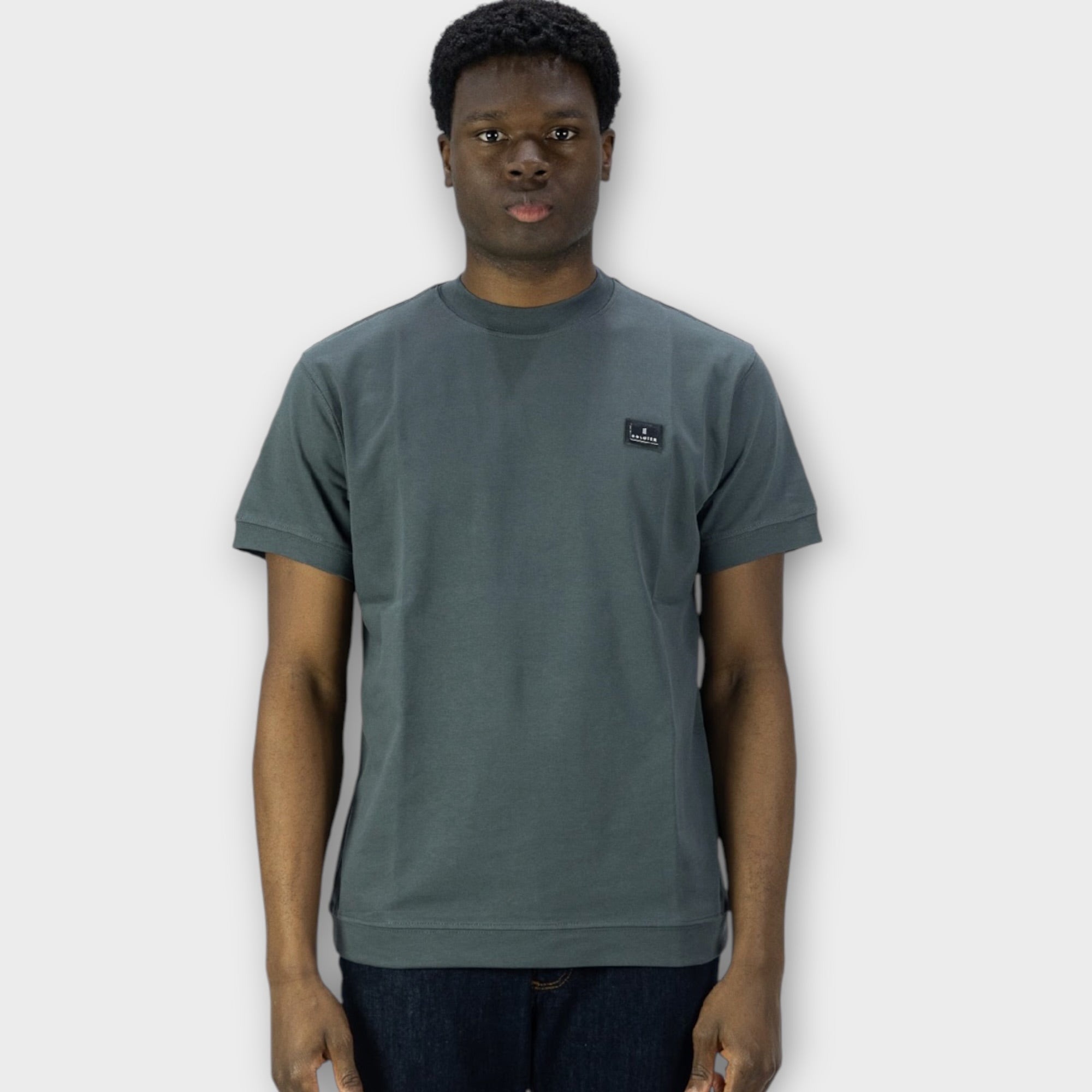 T-Shirt Soldier Patch DARK GREY
