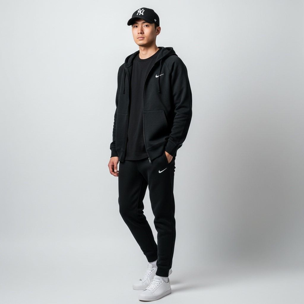 Tuta Nike FUNDAMENTAL black