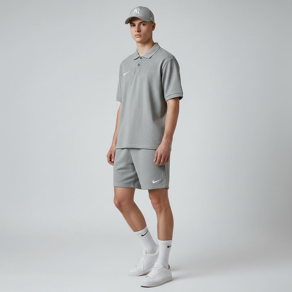 Coordinato Nike Fundamental GREY