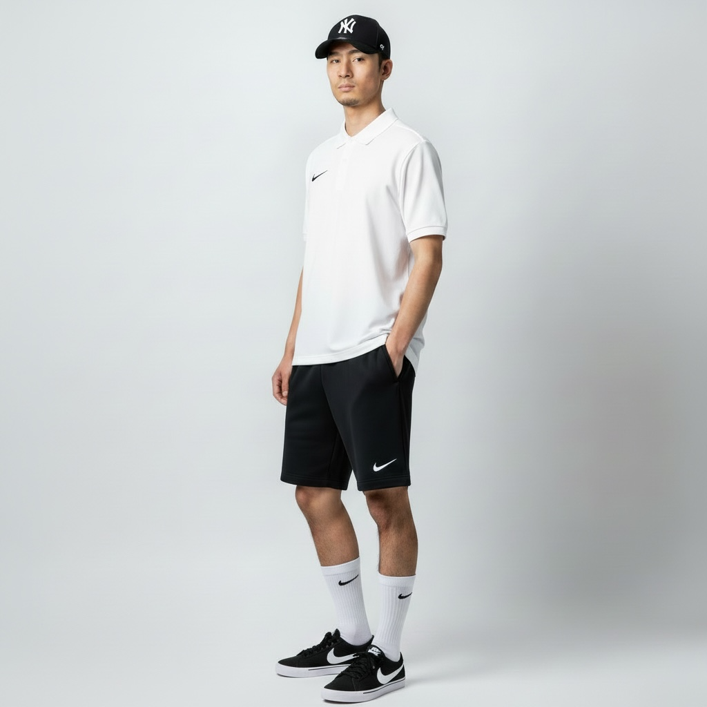 Coordinato Nike Fundamental WHITE