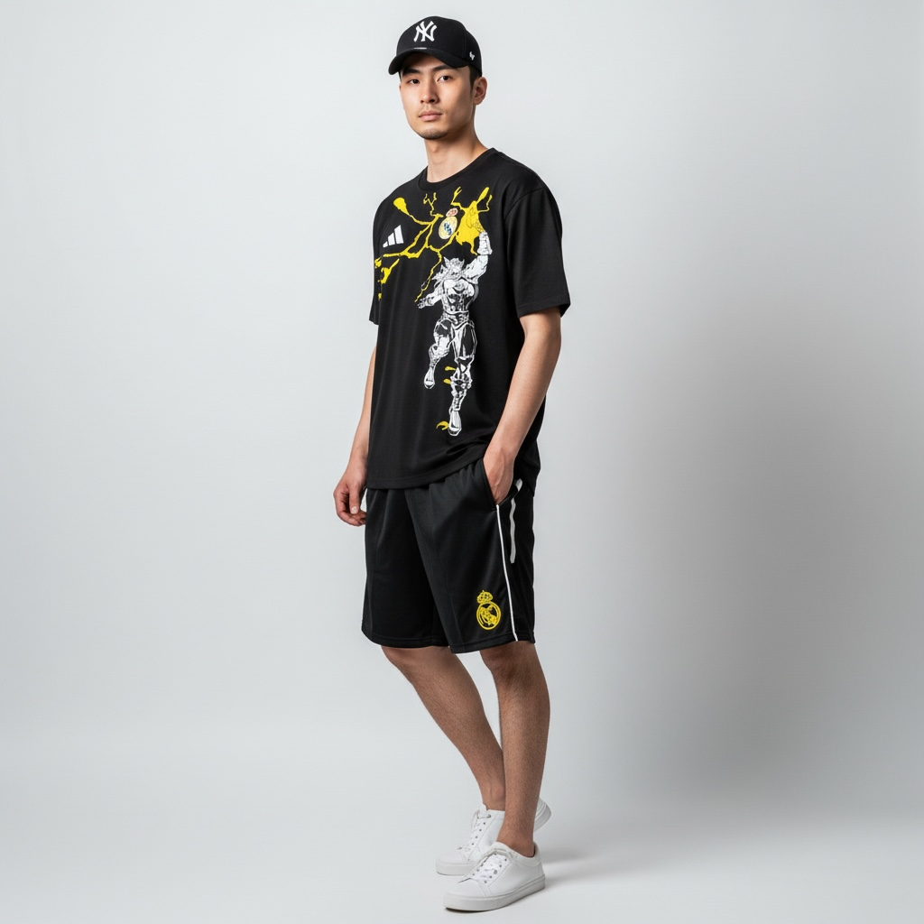 Coordinato Real Madrid x Adidas BLK