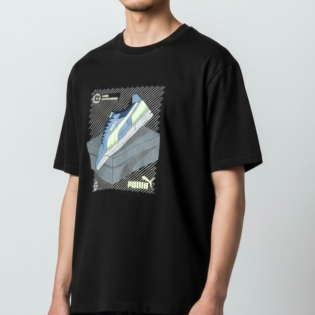 T-Shirt Puma Sneakers BLACK