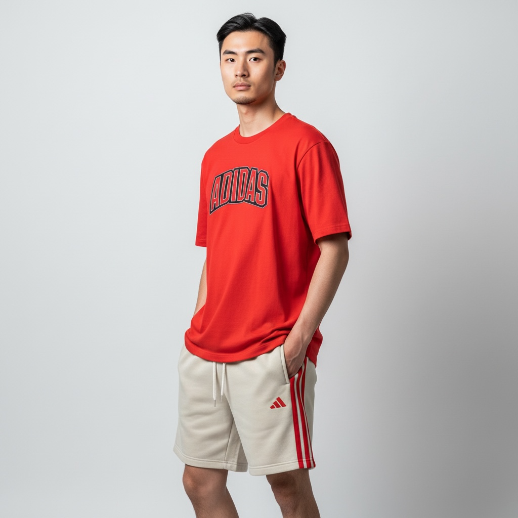 Coordinato Adidas STRIPES Red
