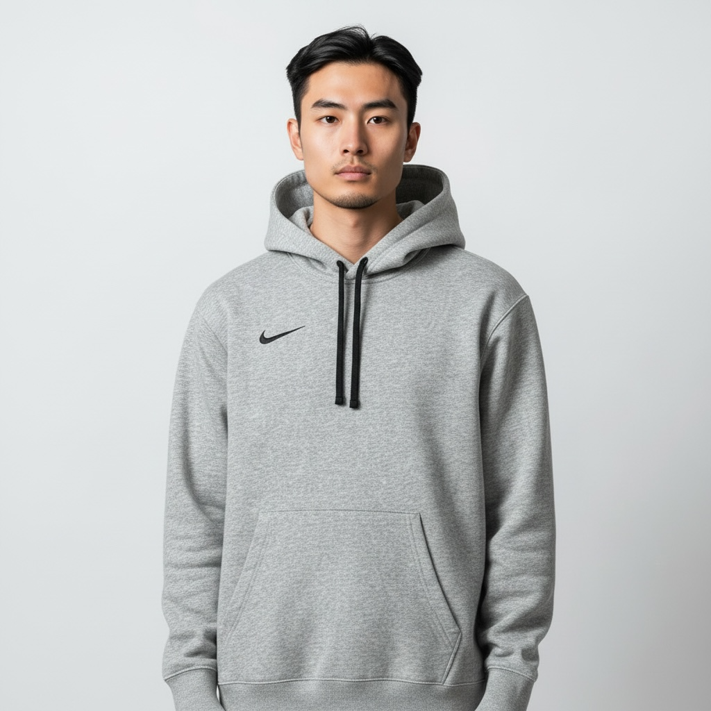 Felpa Nike cappuccio GREY