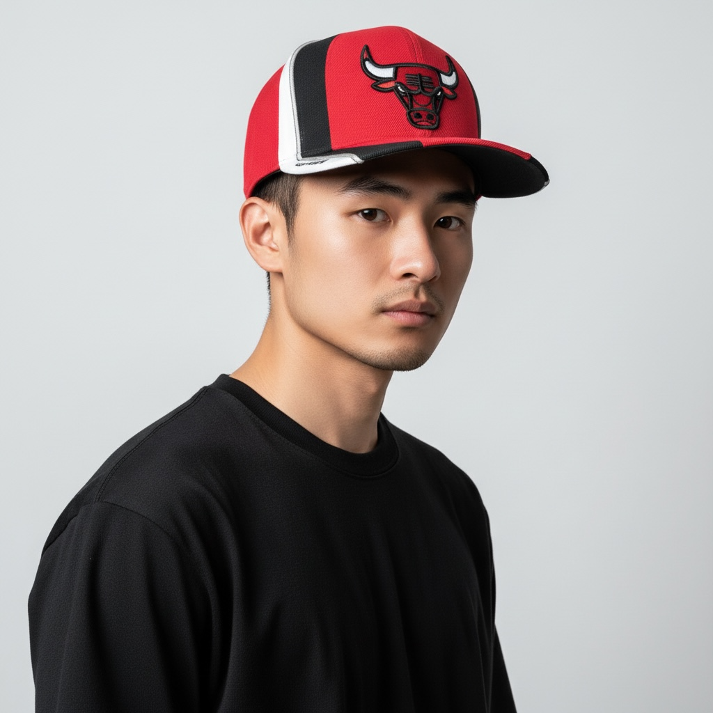 Cappello Chicago Bulls Crown RED