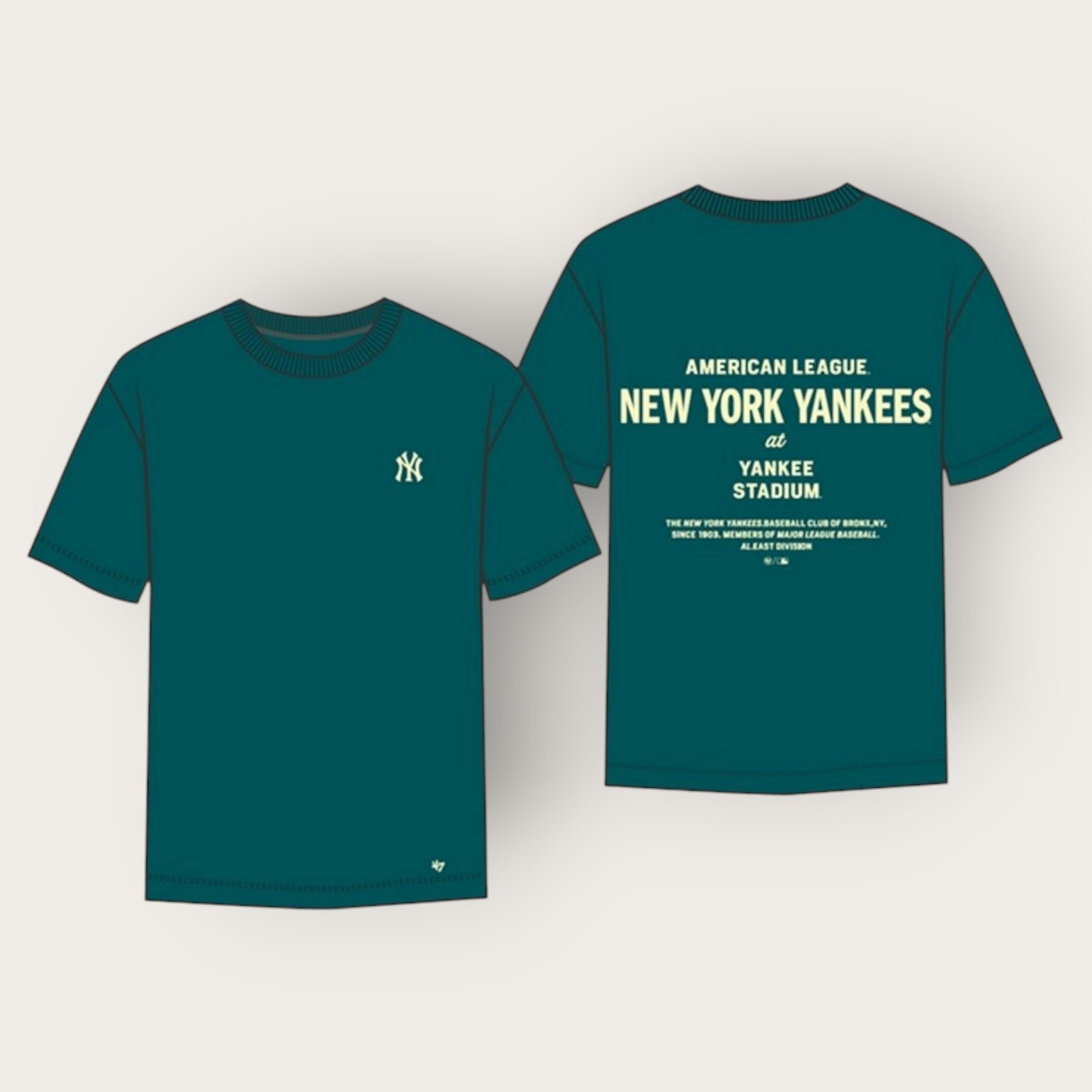 T-Shirt New York Yankees stadium CYAN