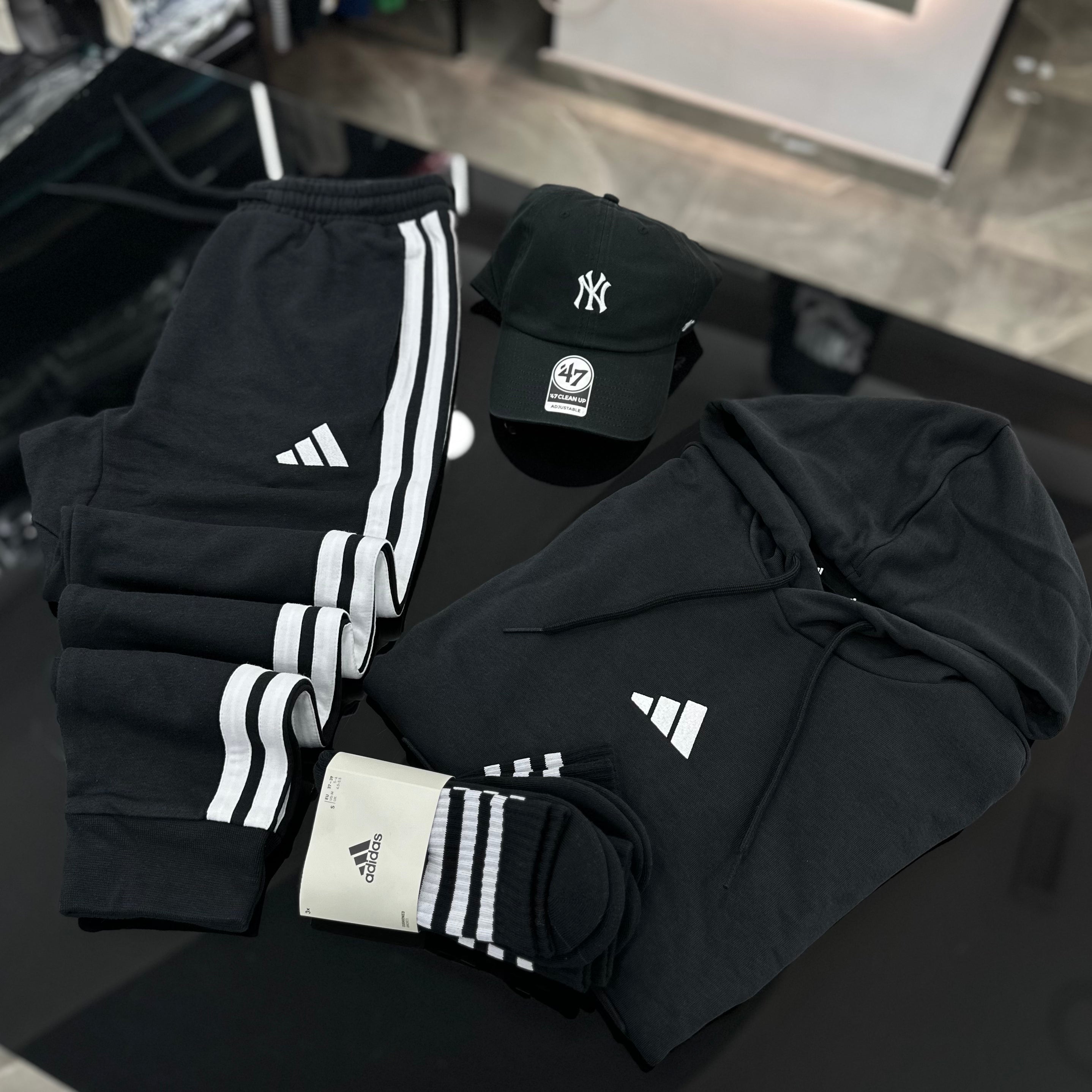 Tuta Adidas Stripes BLACK