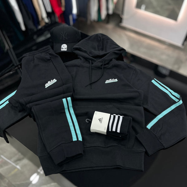 Tuta Adidas Stripes NOIR
