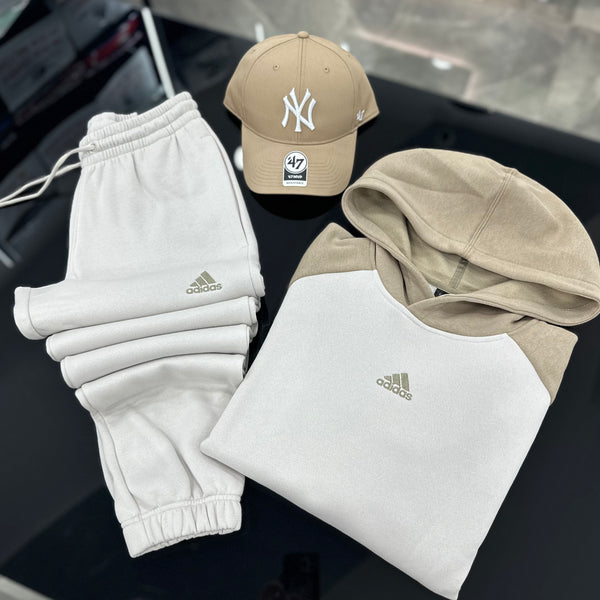 Tuta Adidas colorblock BEIGE