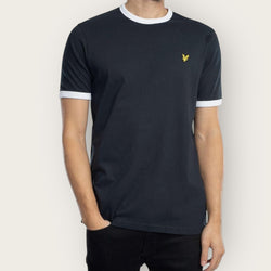 T-Shirt Lyle&Scott tipped DARK NAVY