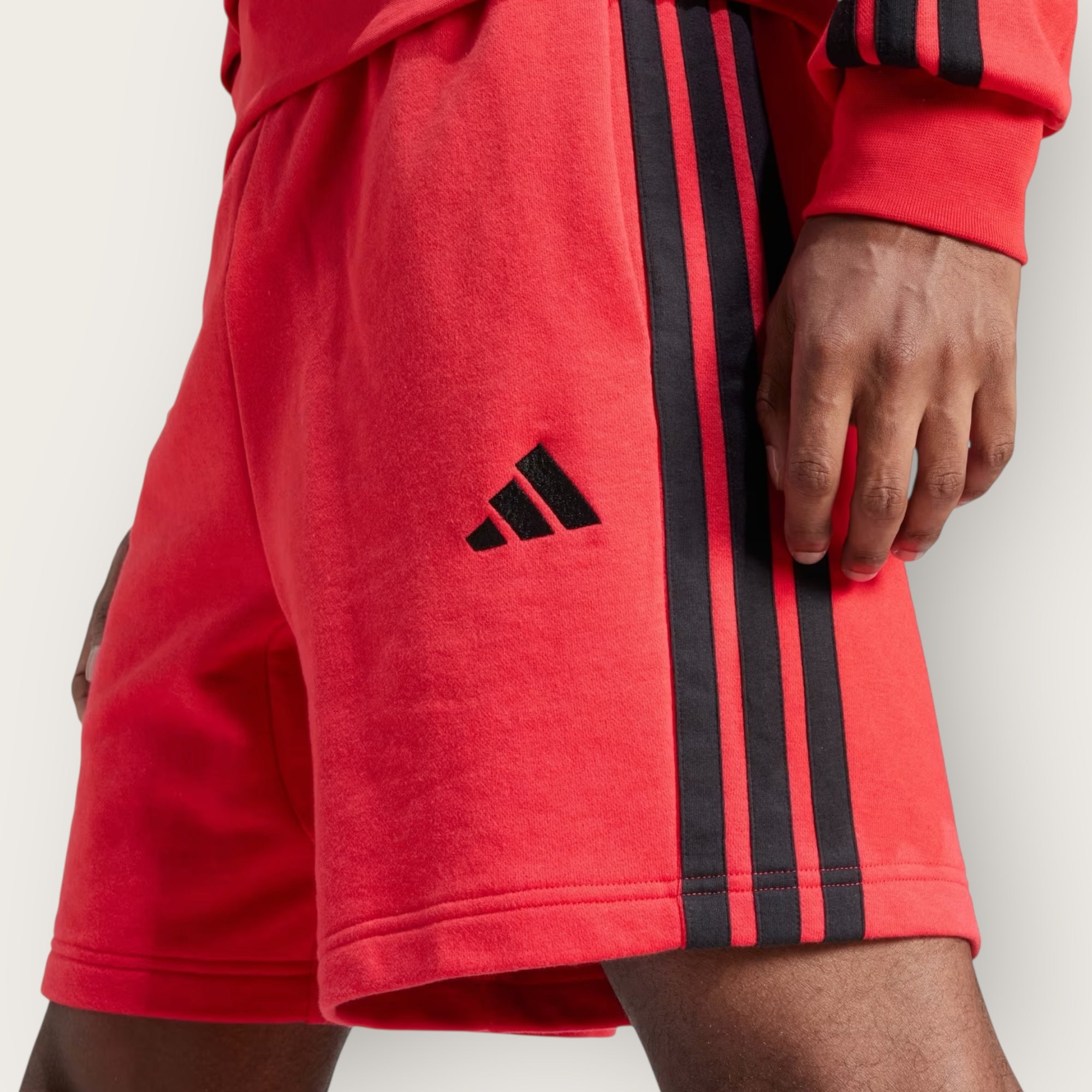 Shorts Adidas stripes RED
