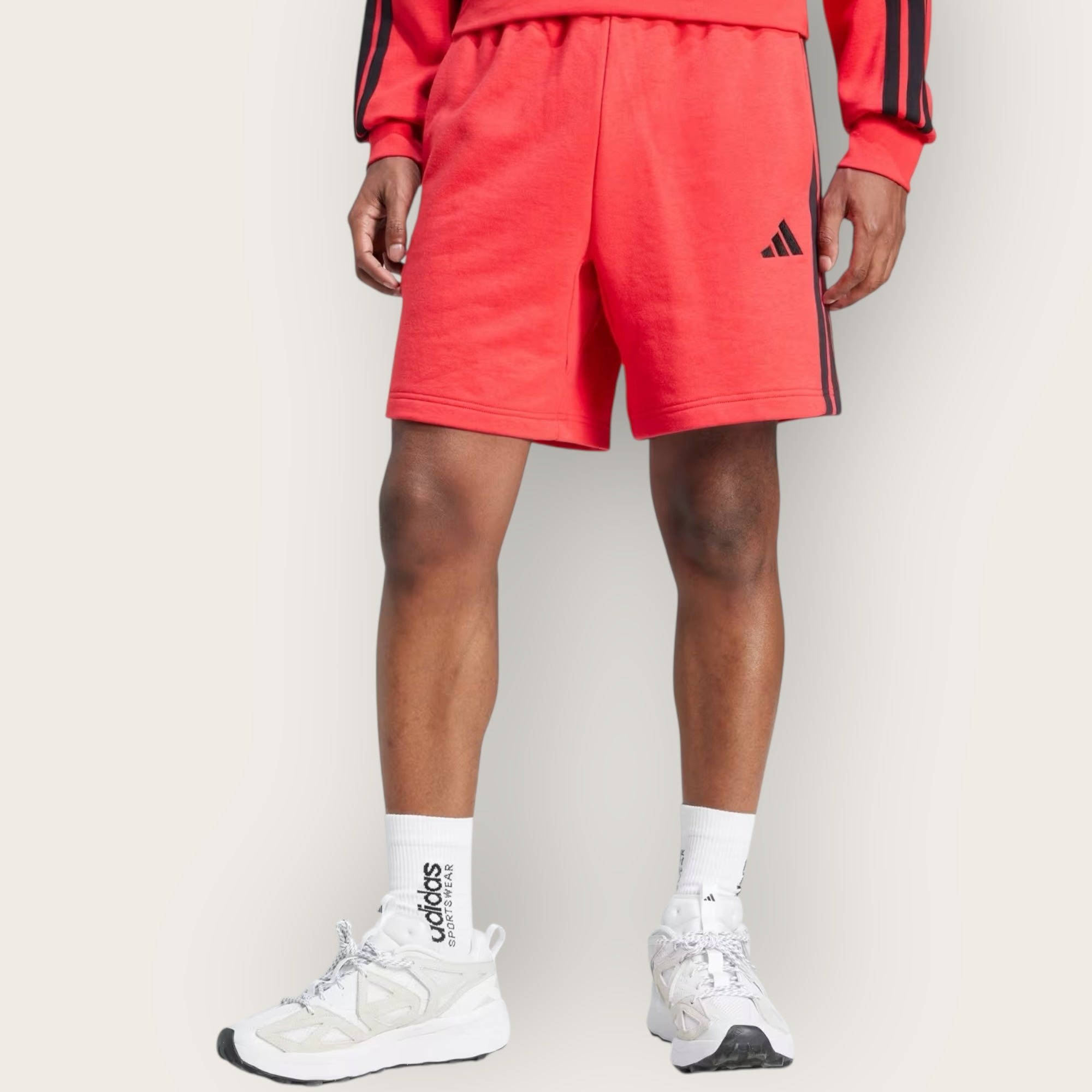 Shorts Adidas stripes RED