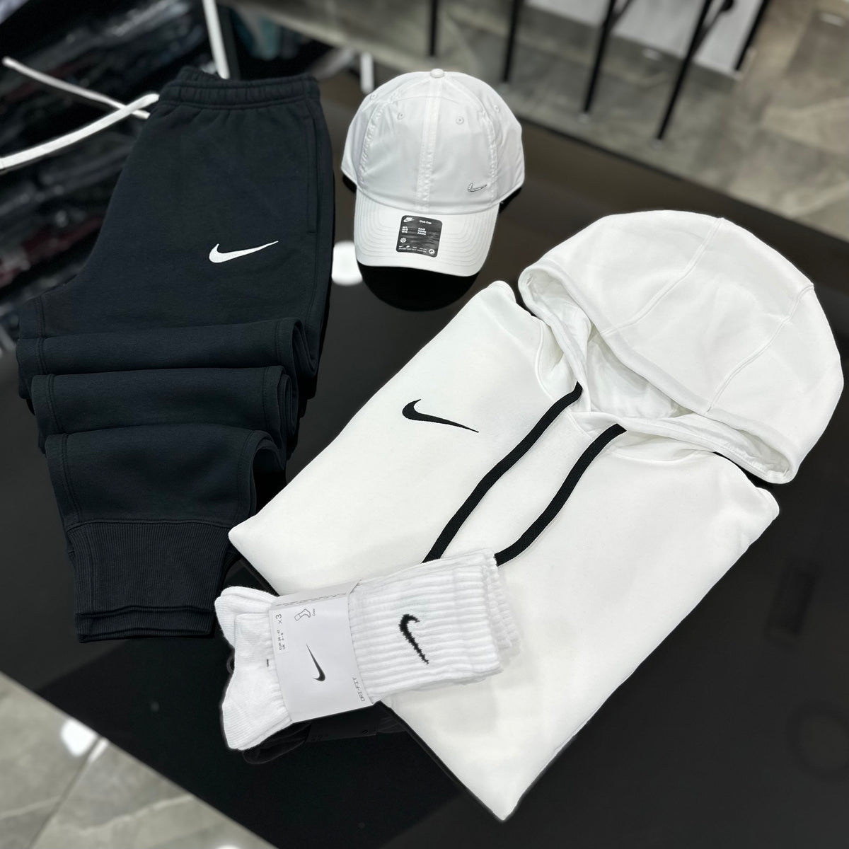Tuta Nike Fleece WHITE