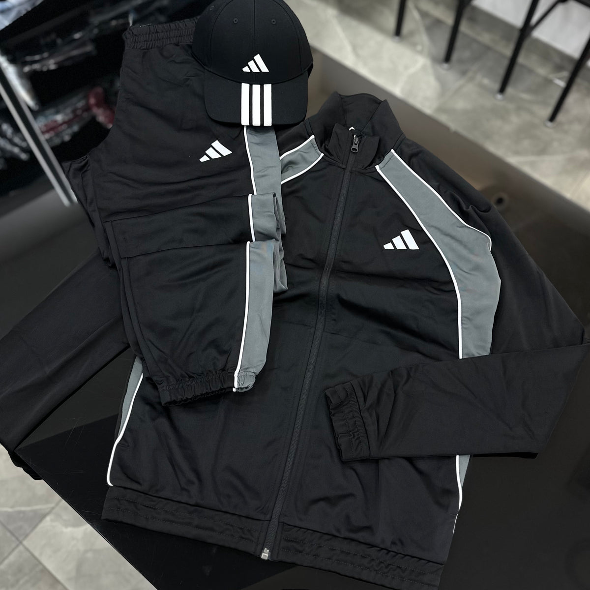 Tuta Adidas Colorblock BLACK