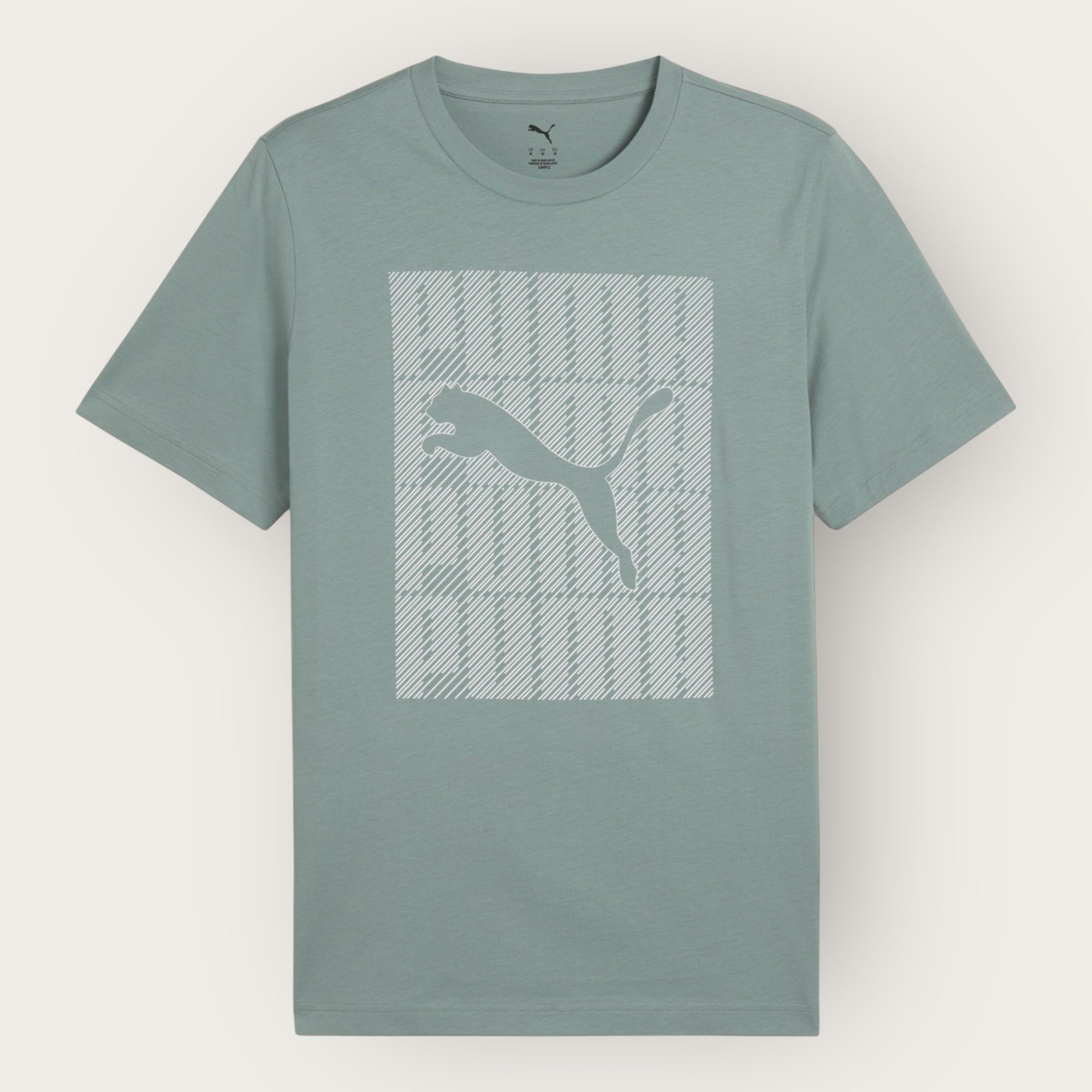 T-Shirt Puma wording GREEN