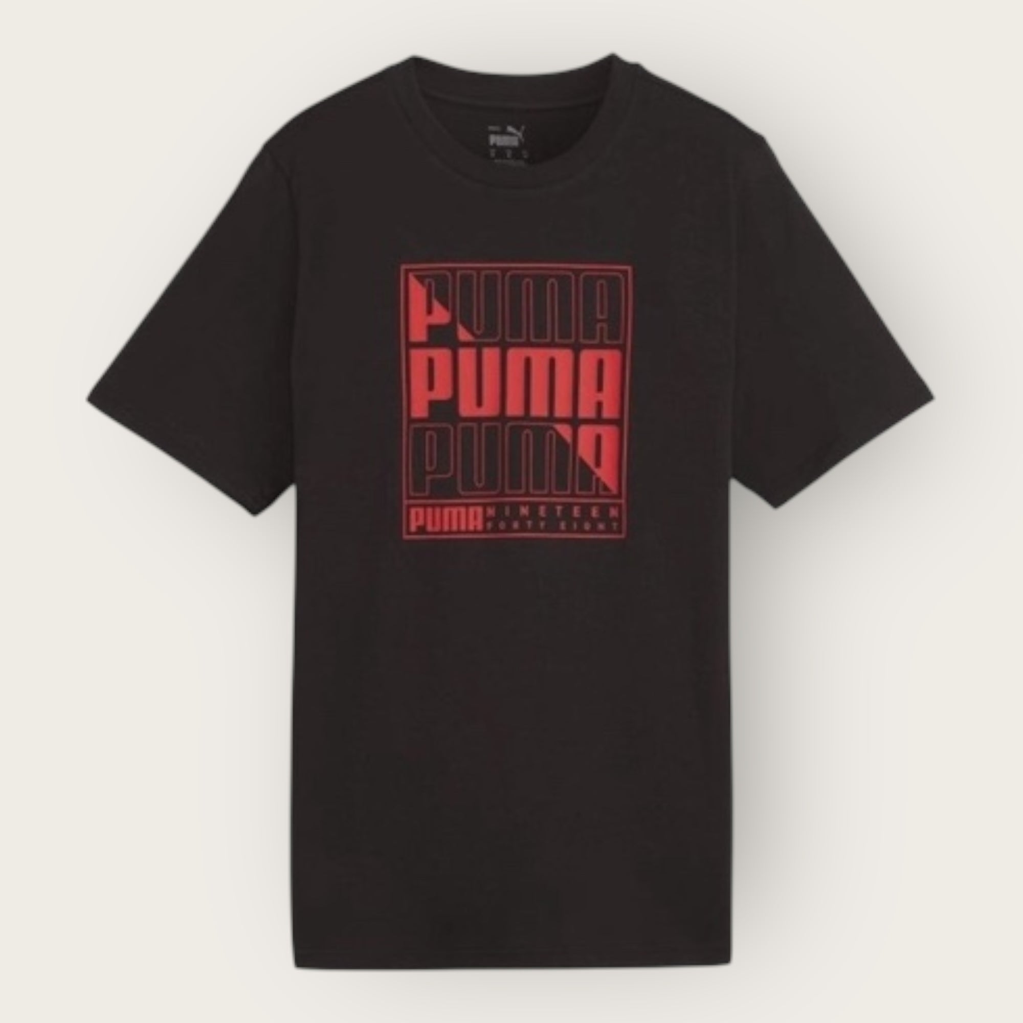 T-Shirt Puma box BLACK