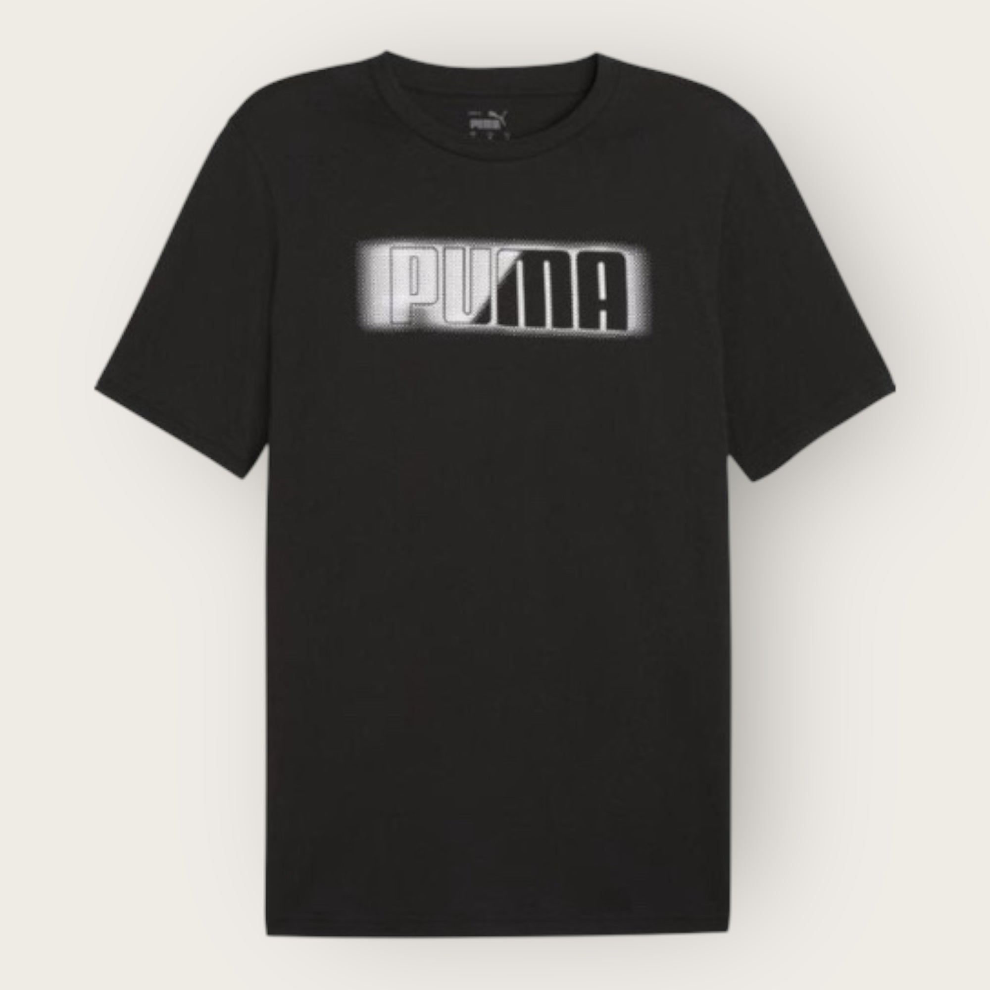 T-Shirt Puma wording BLACK