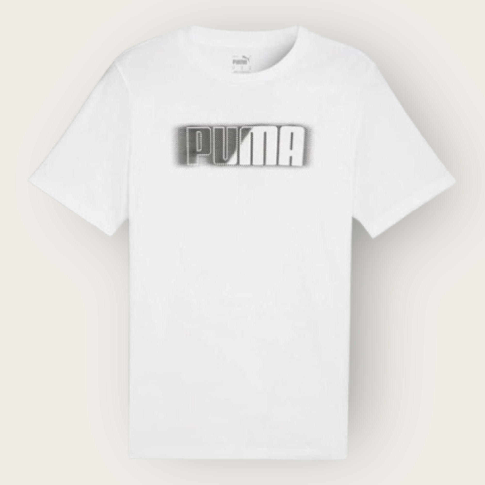 T-Shirt Puma wording WHITE
