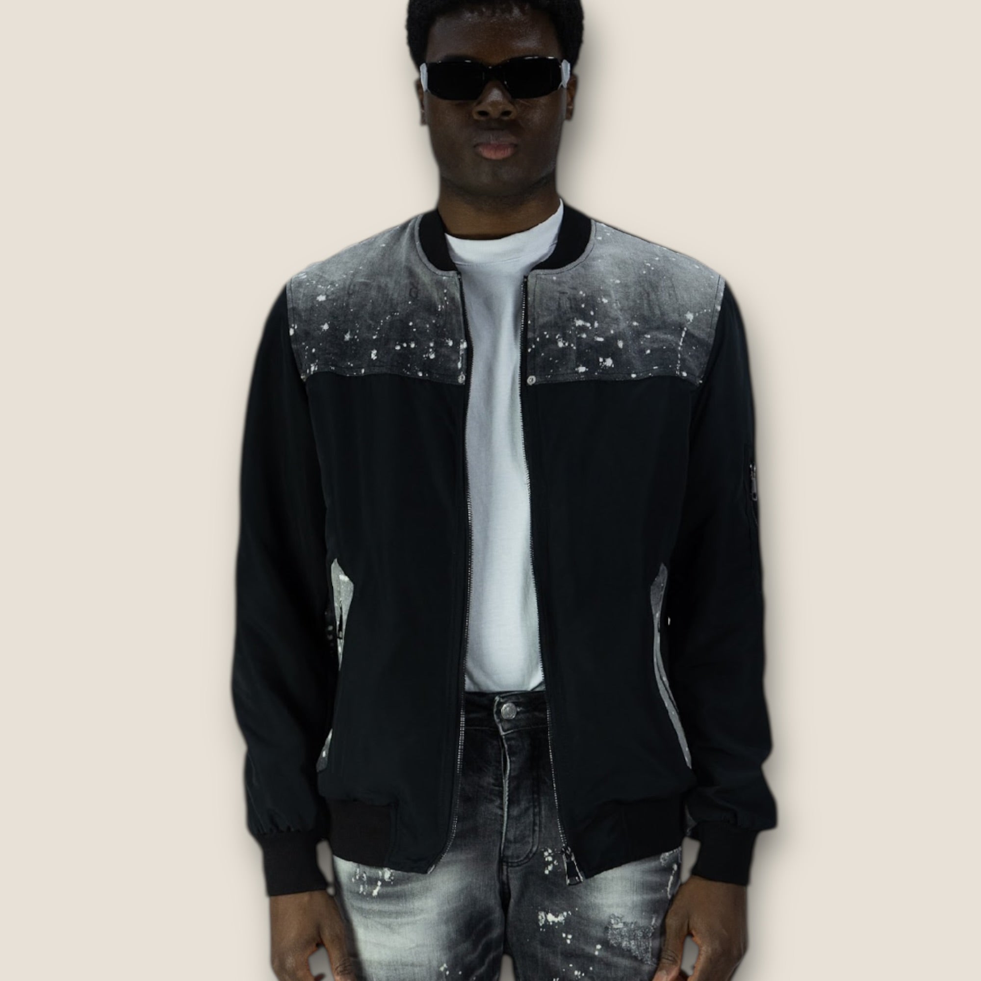 Giubbotto Soldier DENIM BLACK