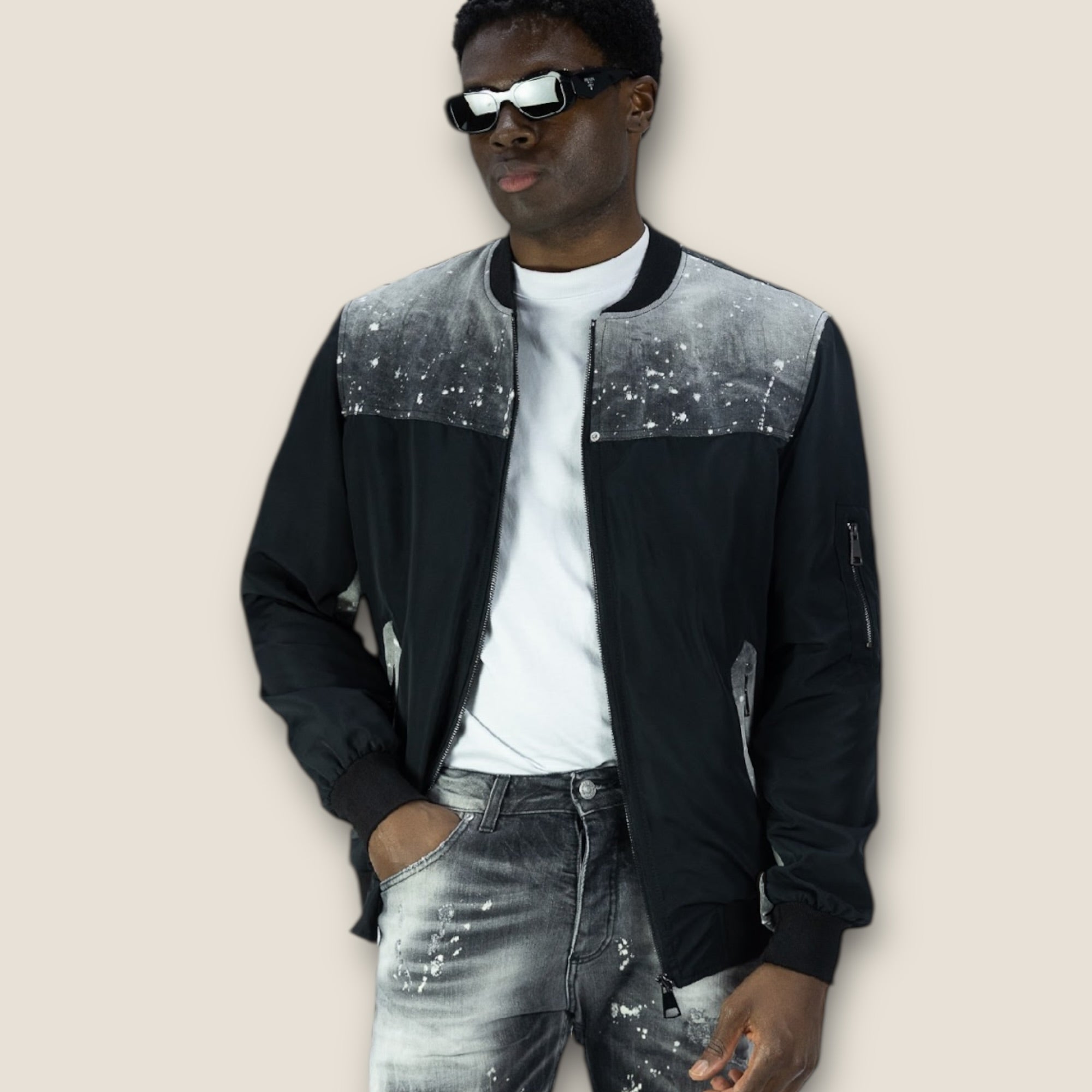 Giubbotto Soldier DENIM BLACK