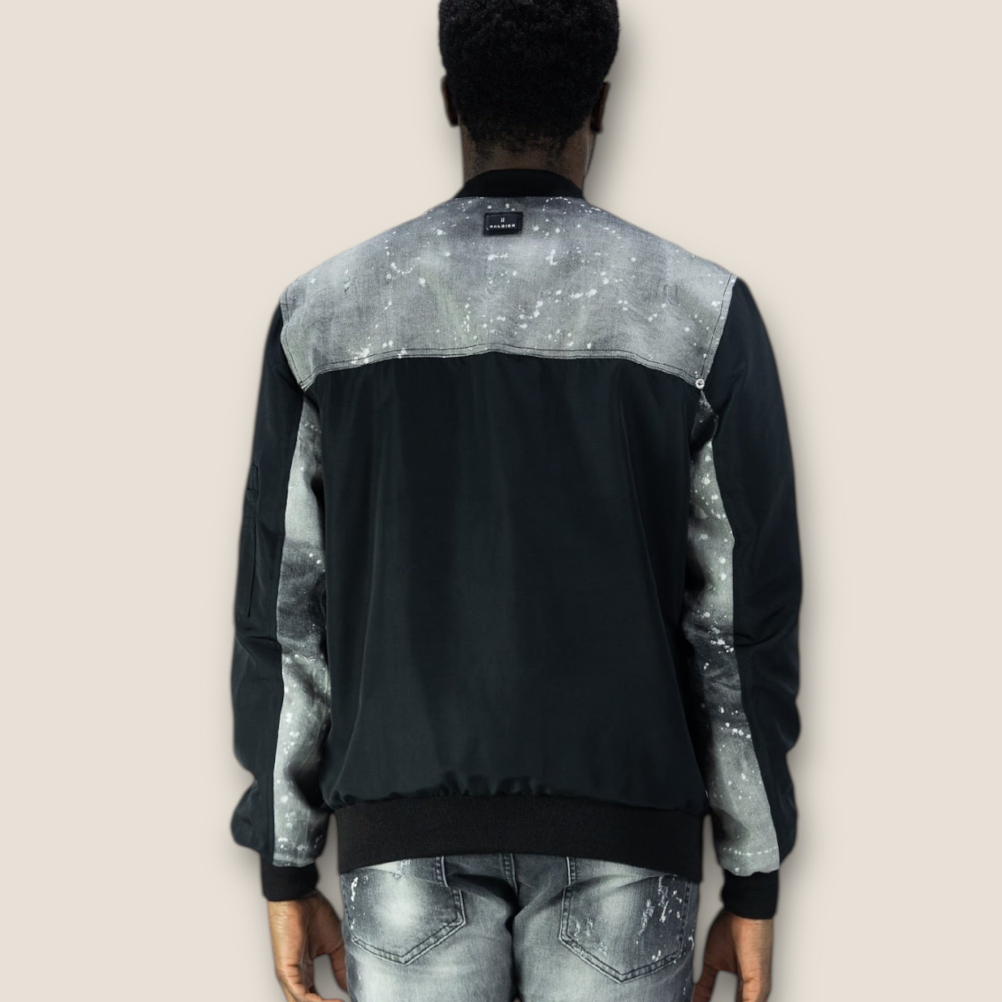 Giubbotto Soldier DENIM BLACK