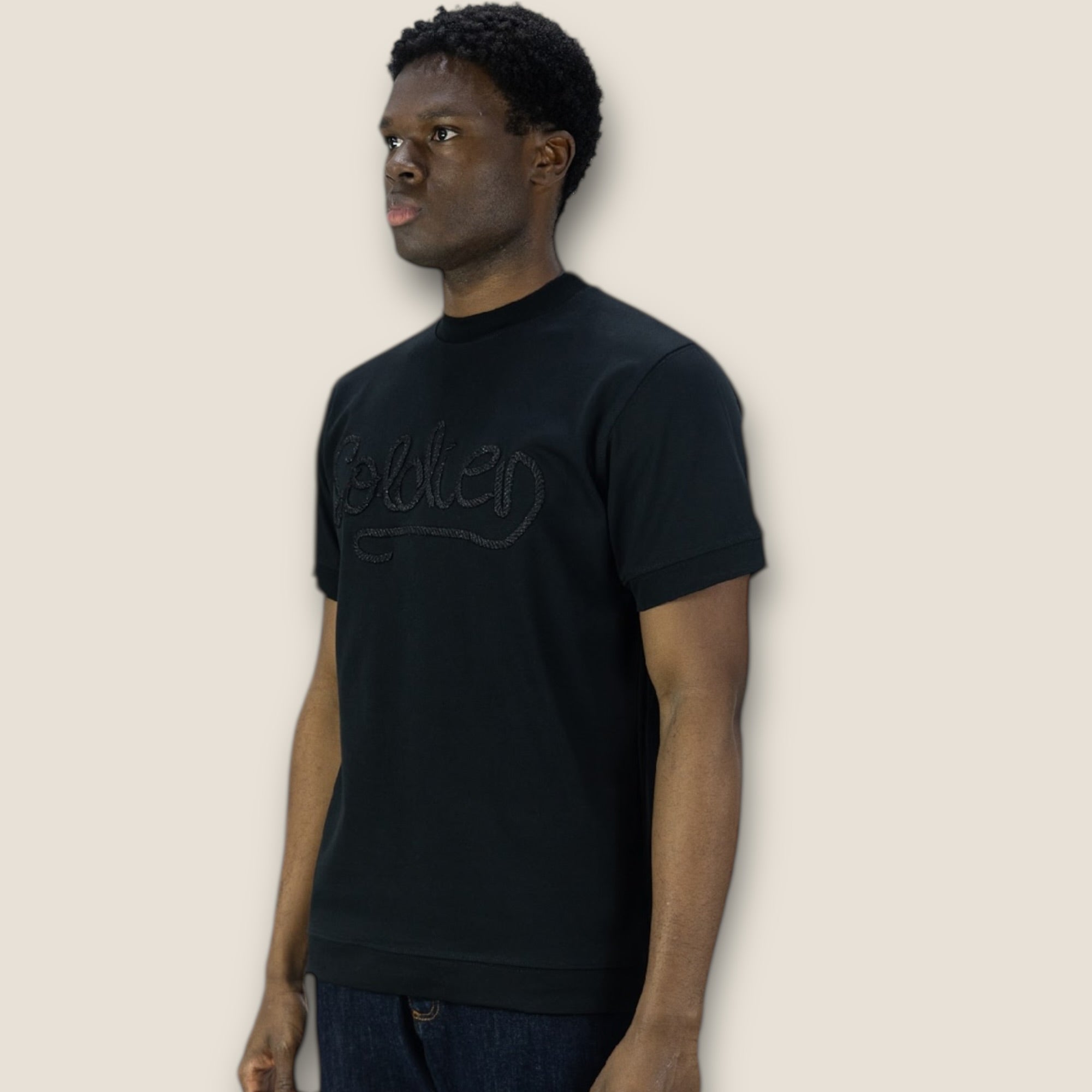 T-shirt Soldier Lurex BLACK