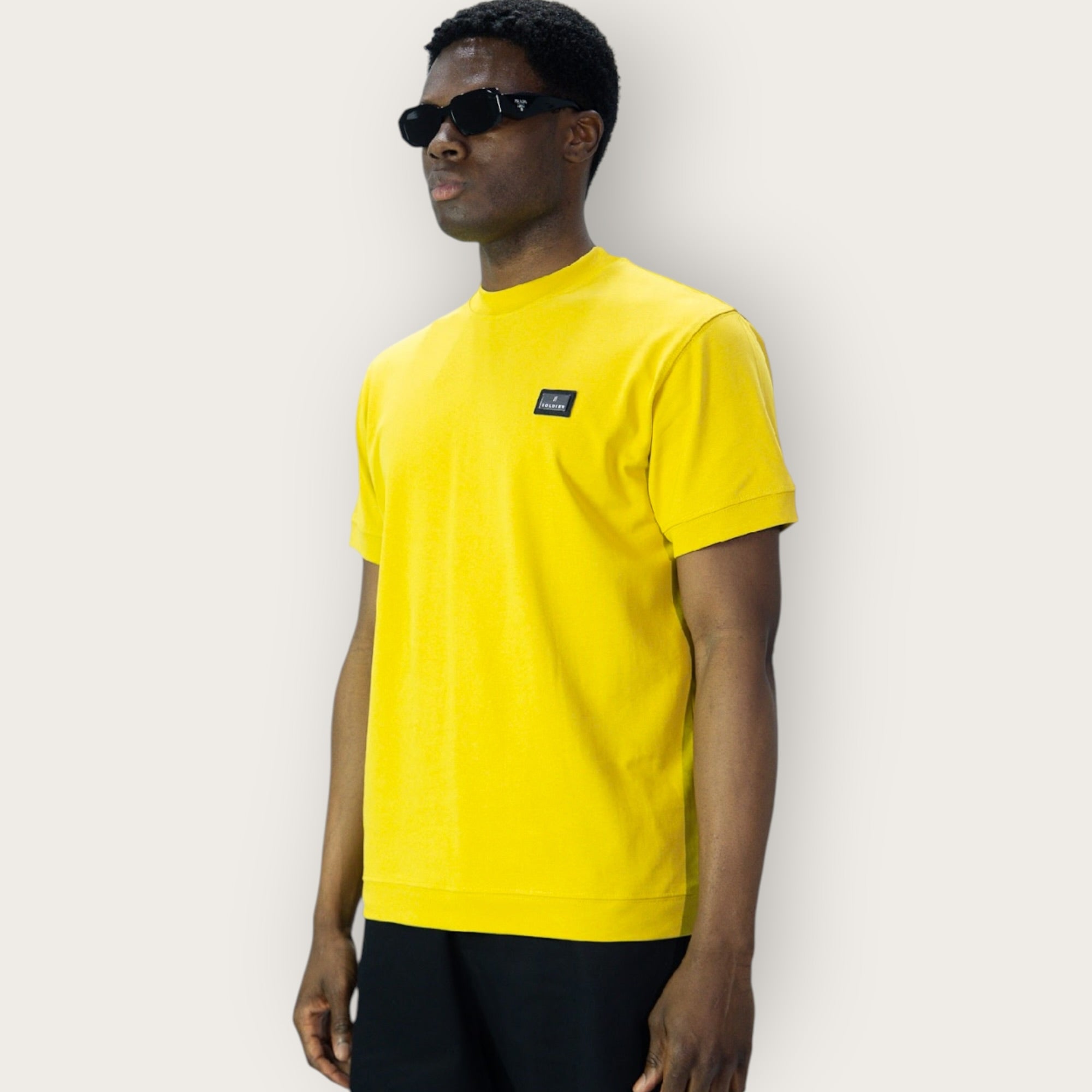 T-shirt Soldier patch YELLOW