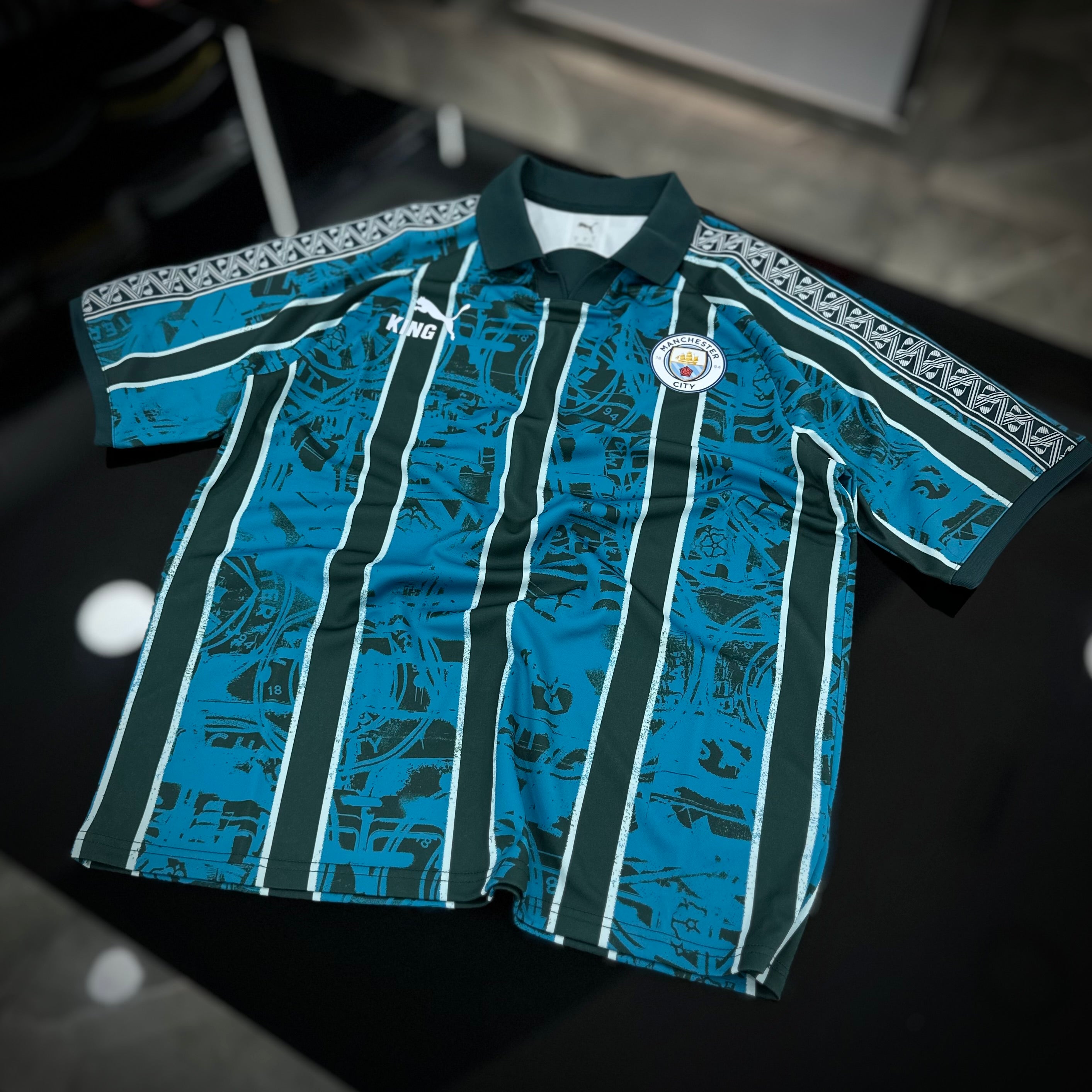 Maglia Manchester City King Vintage