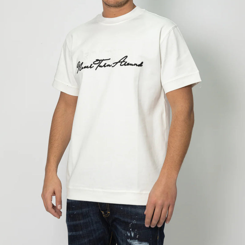 T-shirt Soldier ricamo WHITE