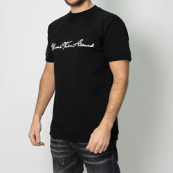 T-shirt Soldier ricamo BLACK