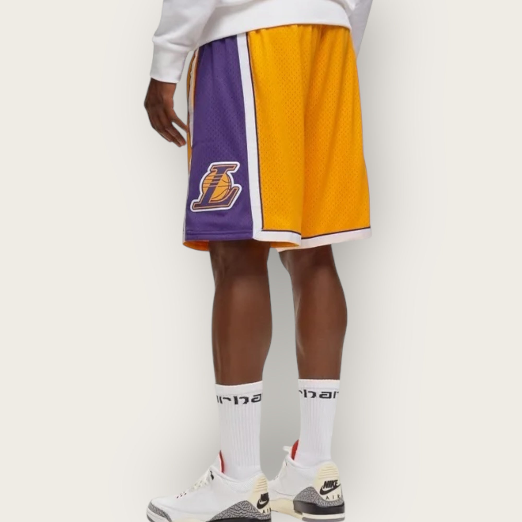 Shorts Los Angeles Lakers SWINGMAN yellow