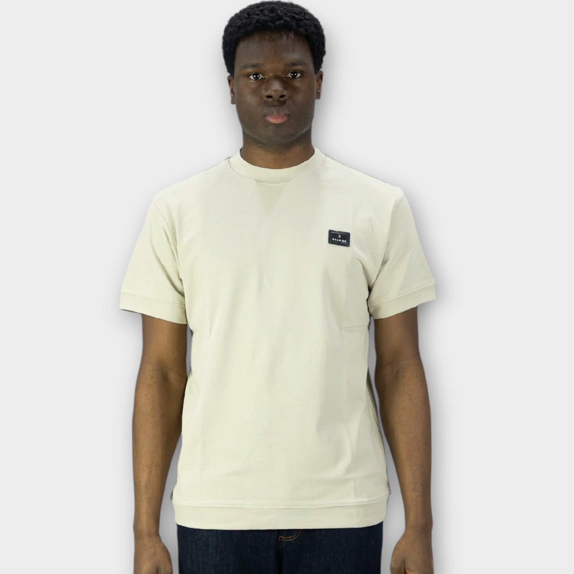 T-Shirt Soldier Patch BEIGE