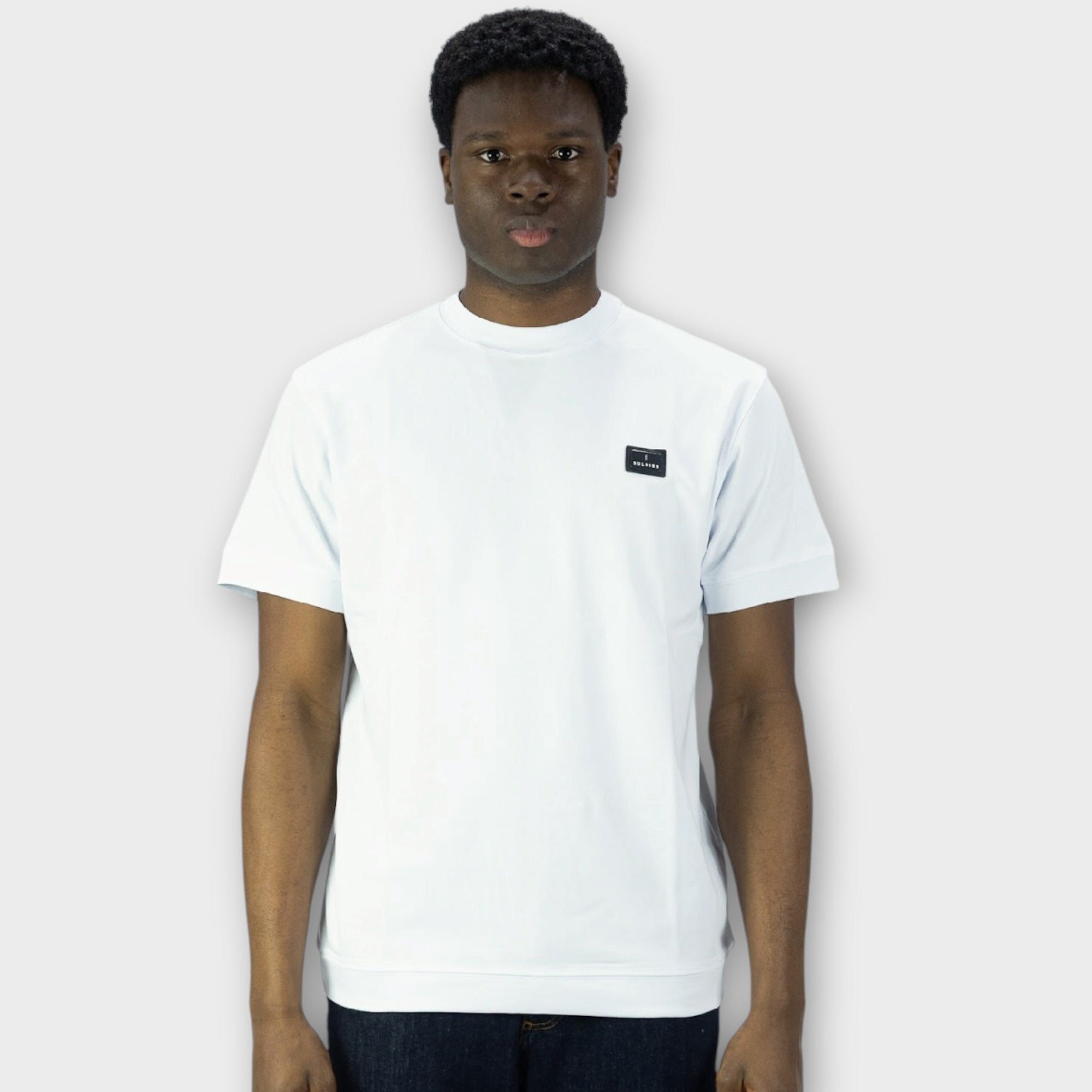 T-Shirt Soldier Patch WHITE