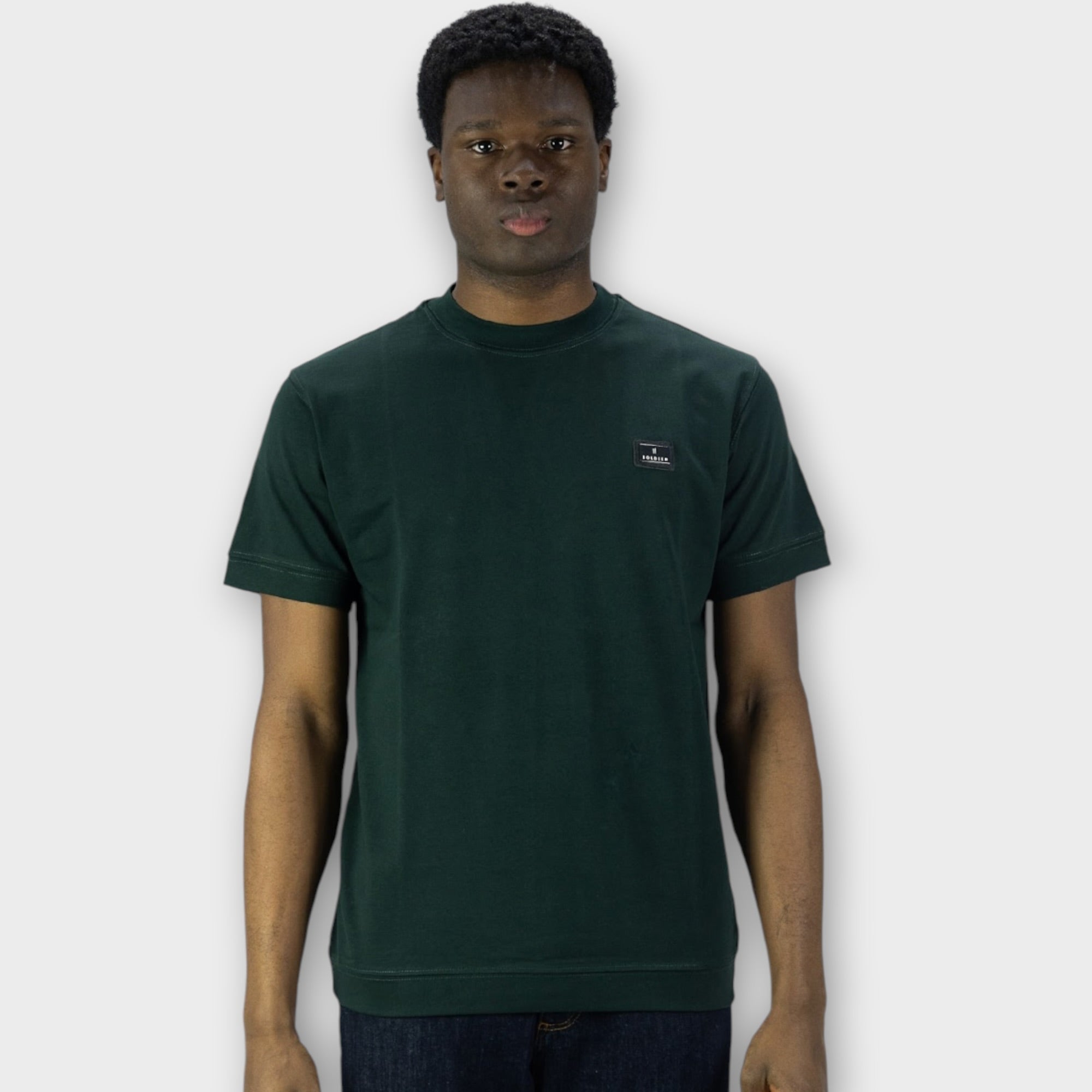 T-Shirt Soldier Patch GREEN