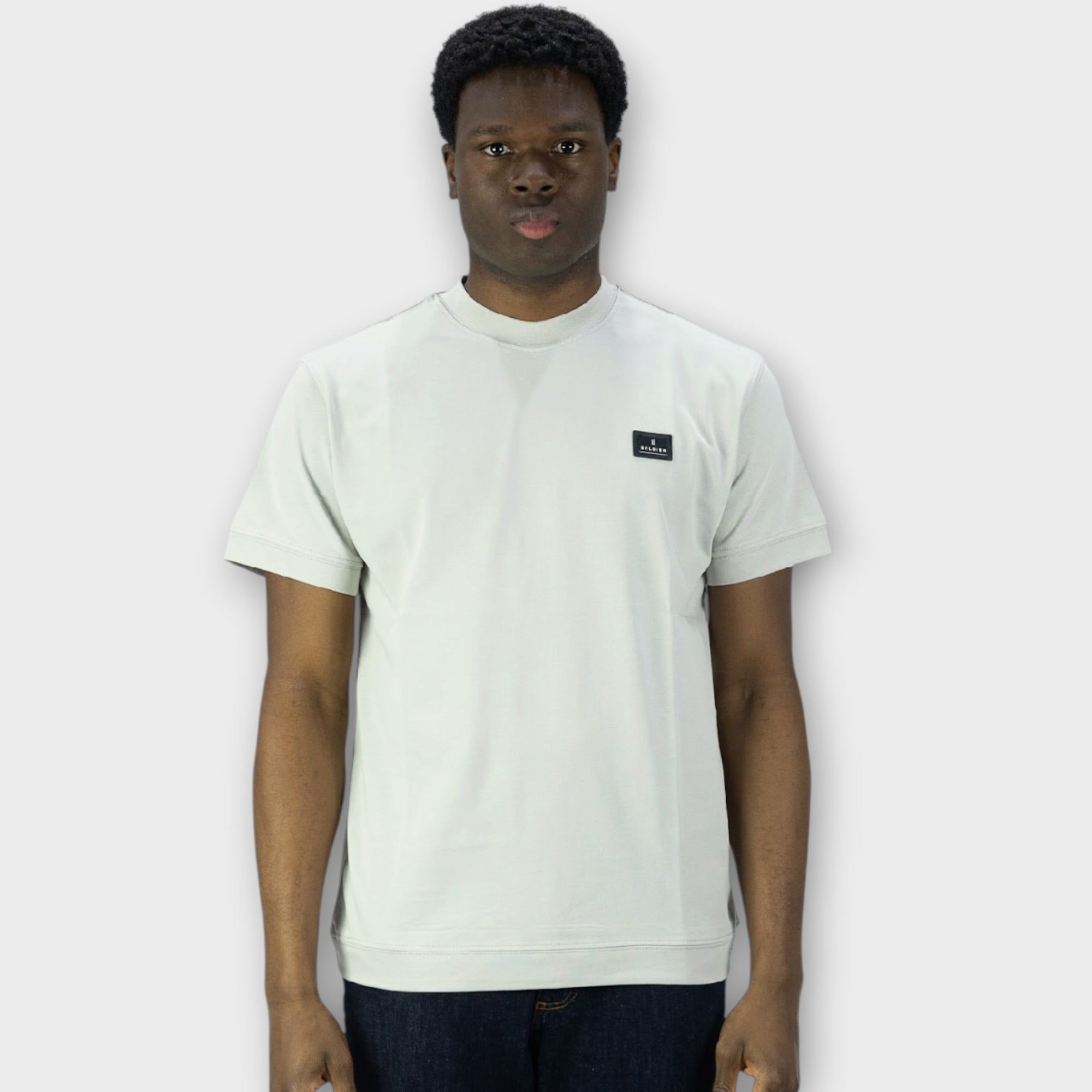 T-Shirt Soldier Patch GREY