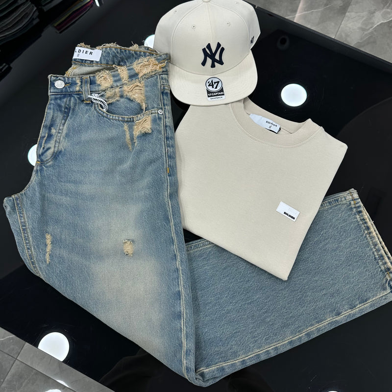 Coordinato Soldier BAGGY sabbia